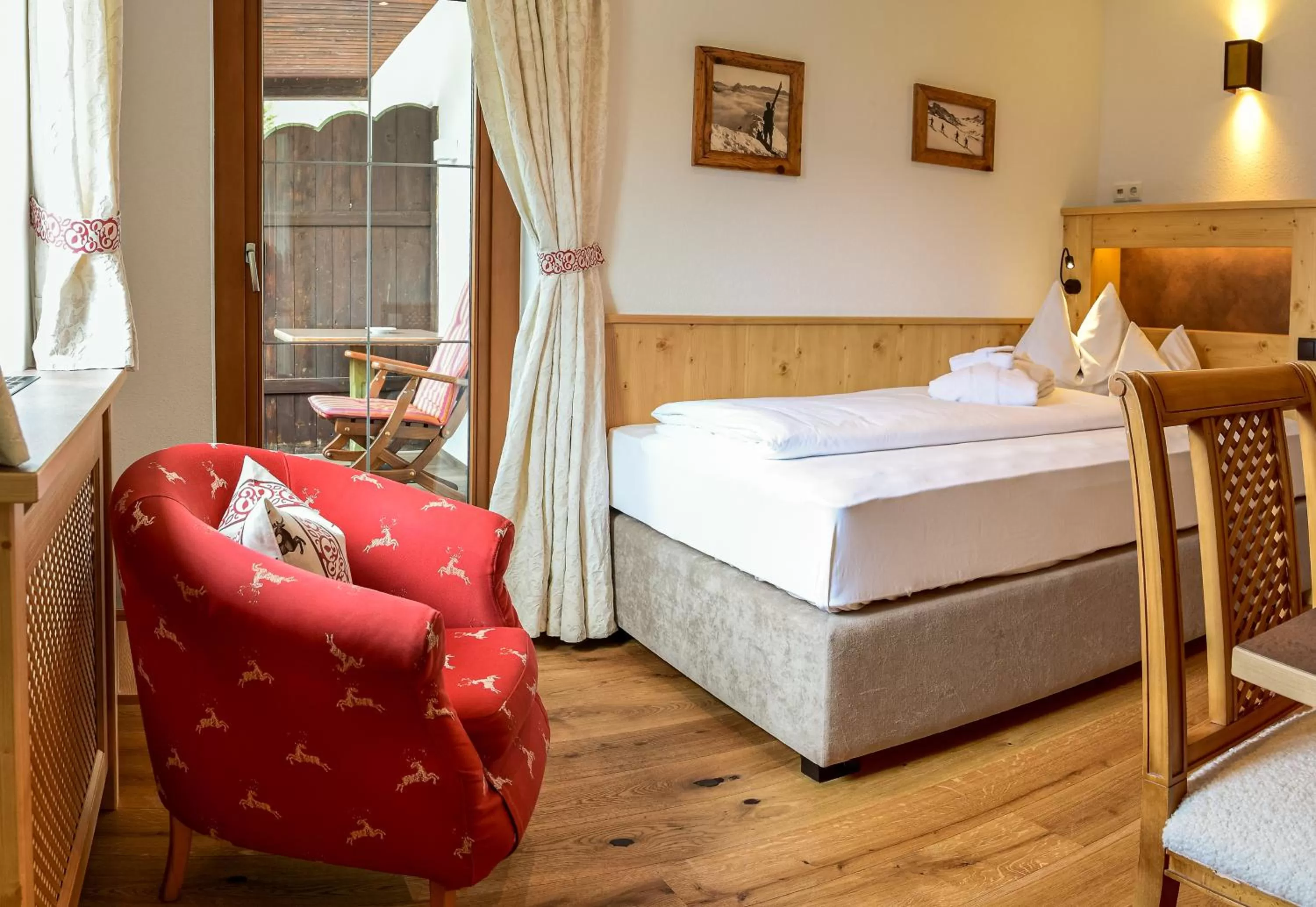 Bed in Hotel Spielmann