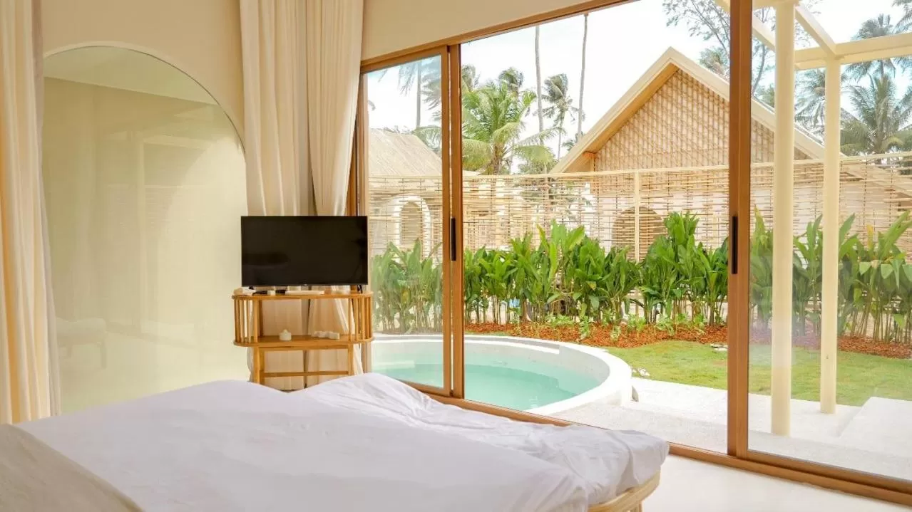 Bed in Hideout Koh Kood