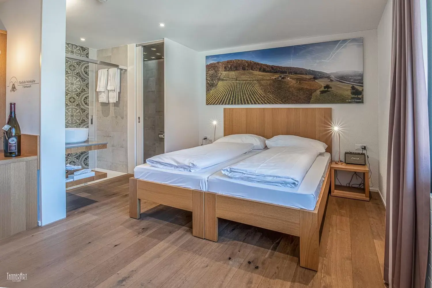 Bedroom, Bed in Landhotel Hirschen Swiss Quality
