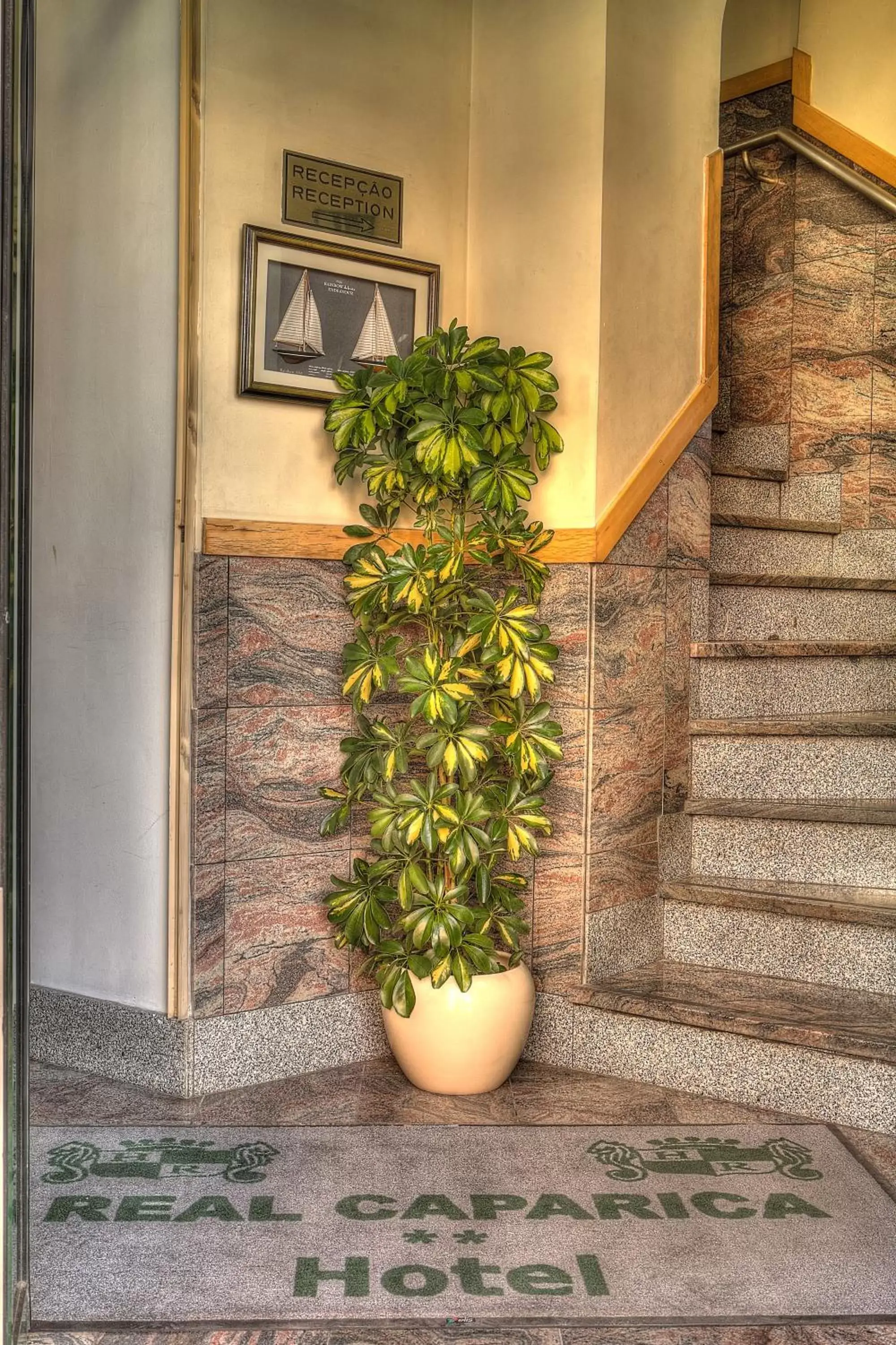 Facade/entrance in Real Caparica Hotel