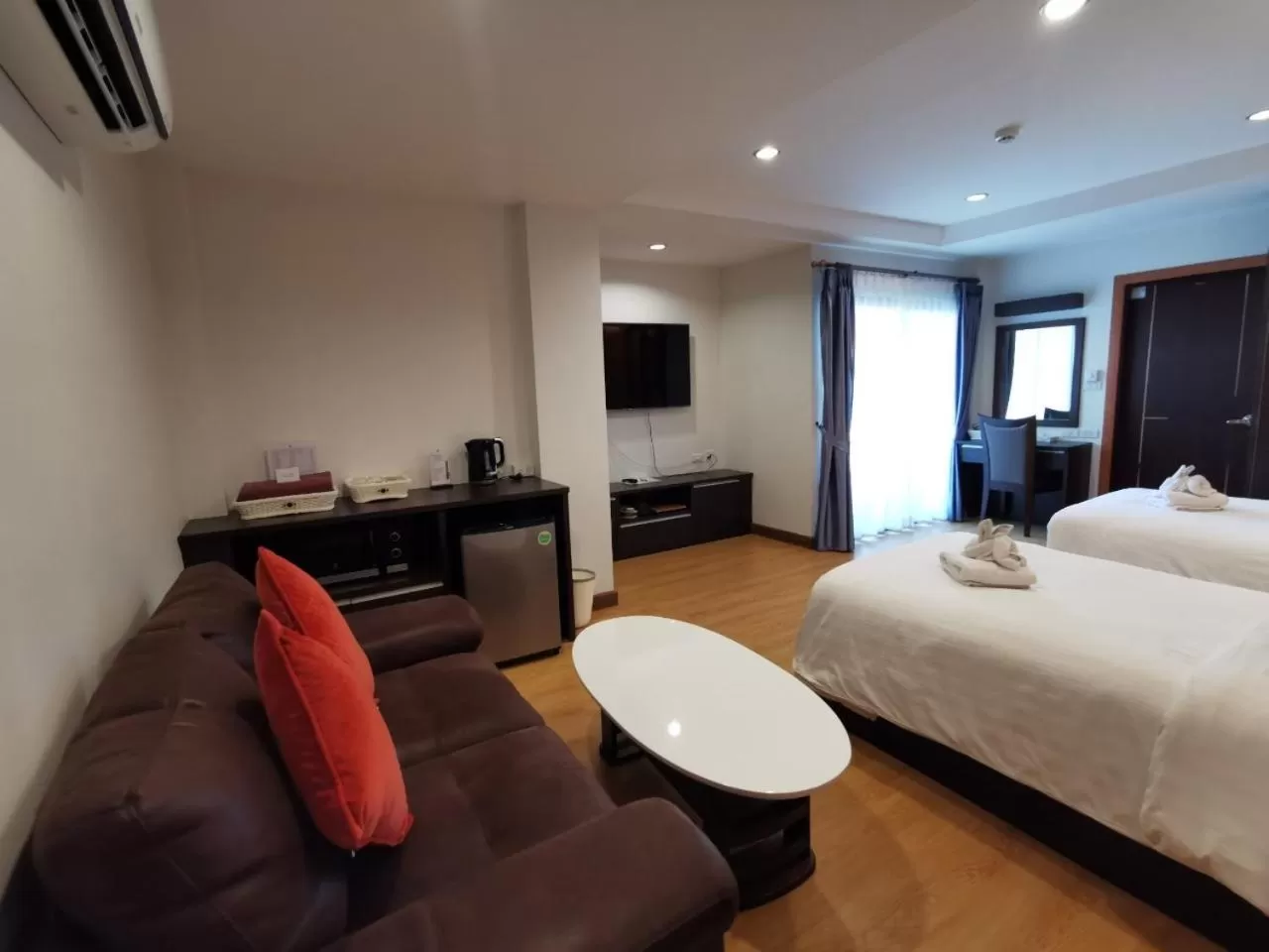 TV and multimedia, Bed in Hotel De Wualai