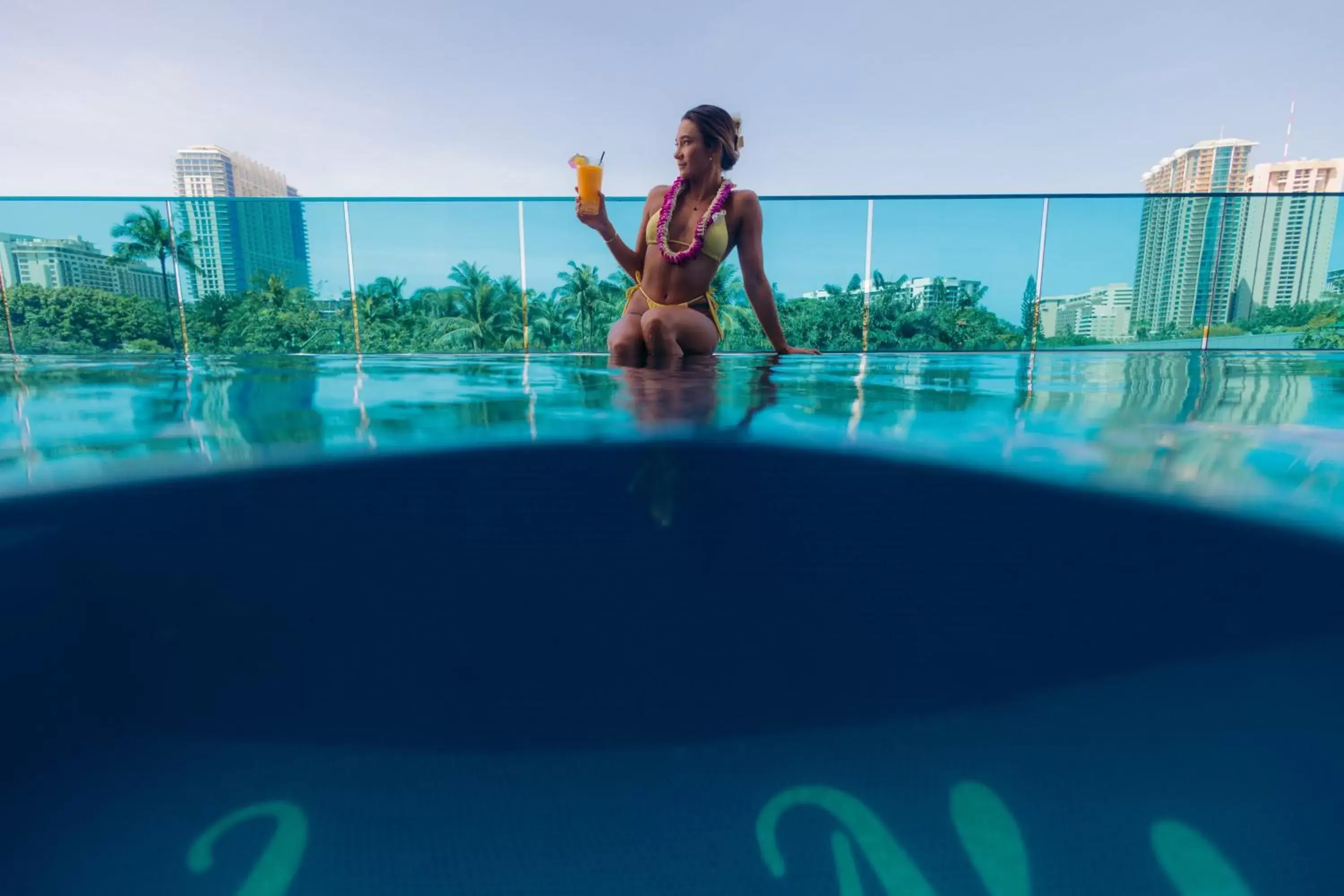 Pool view, Swimming Pool in Hotel La Croix