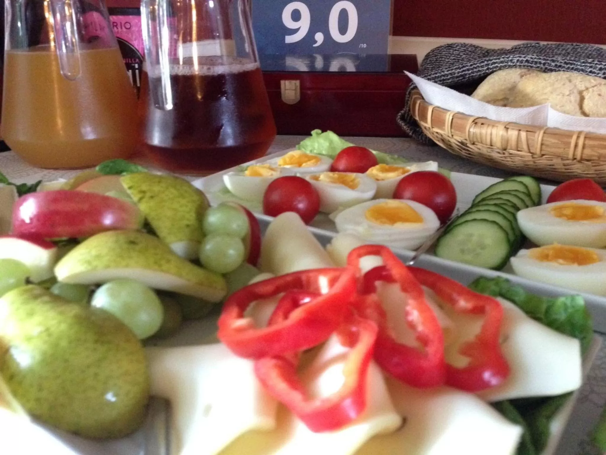 Buffet breakfast in Birkende Bed and Breakfast