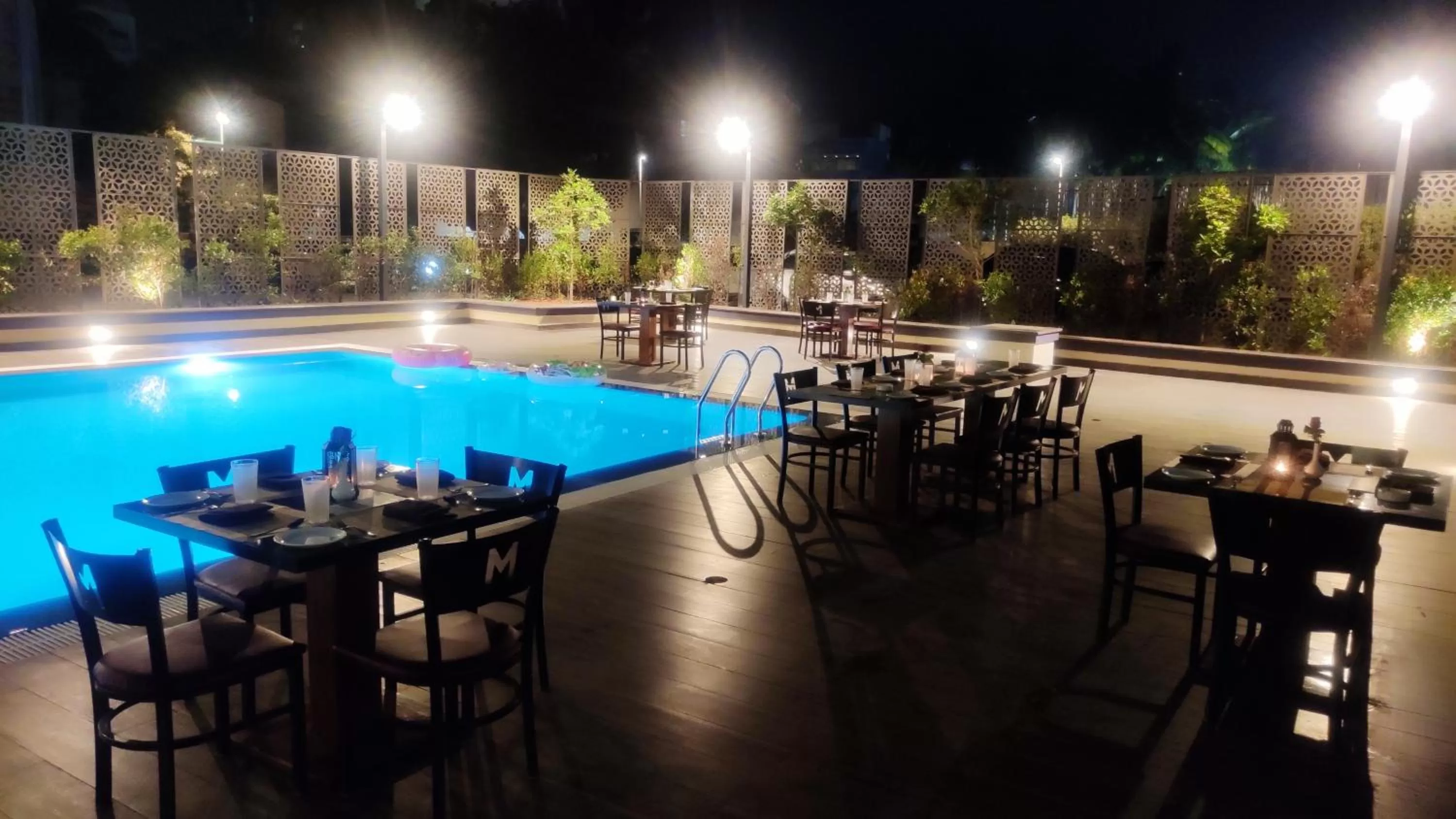 Swimming pool in Manjeera Premiere