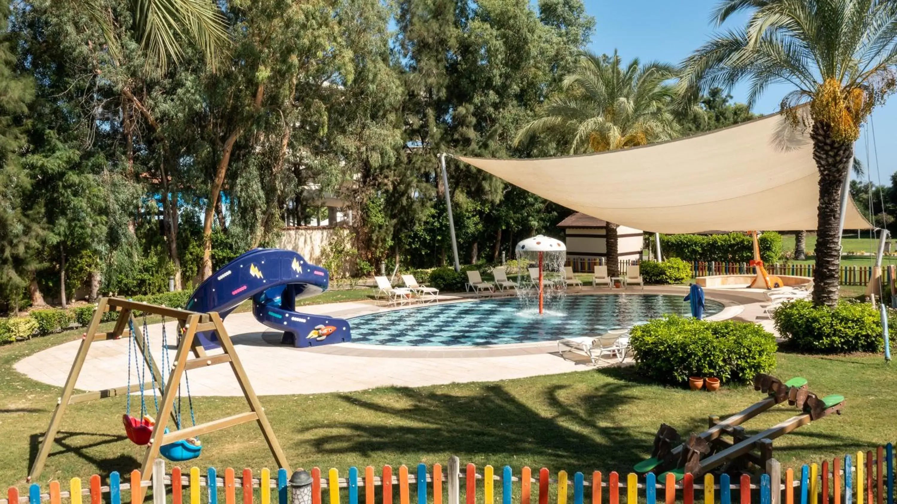 Children play ground in Kempinski Hotel The Dome Belek