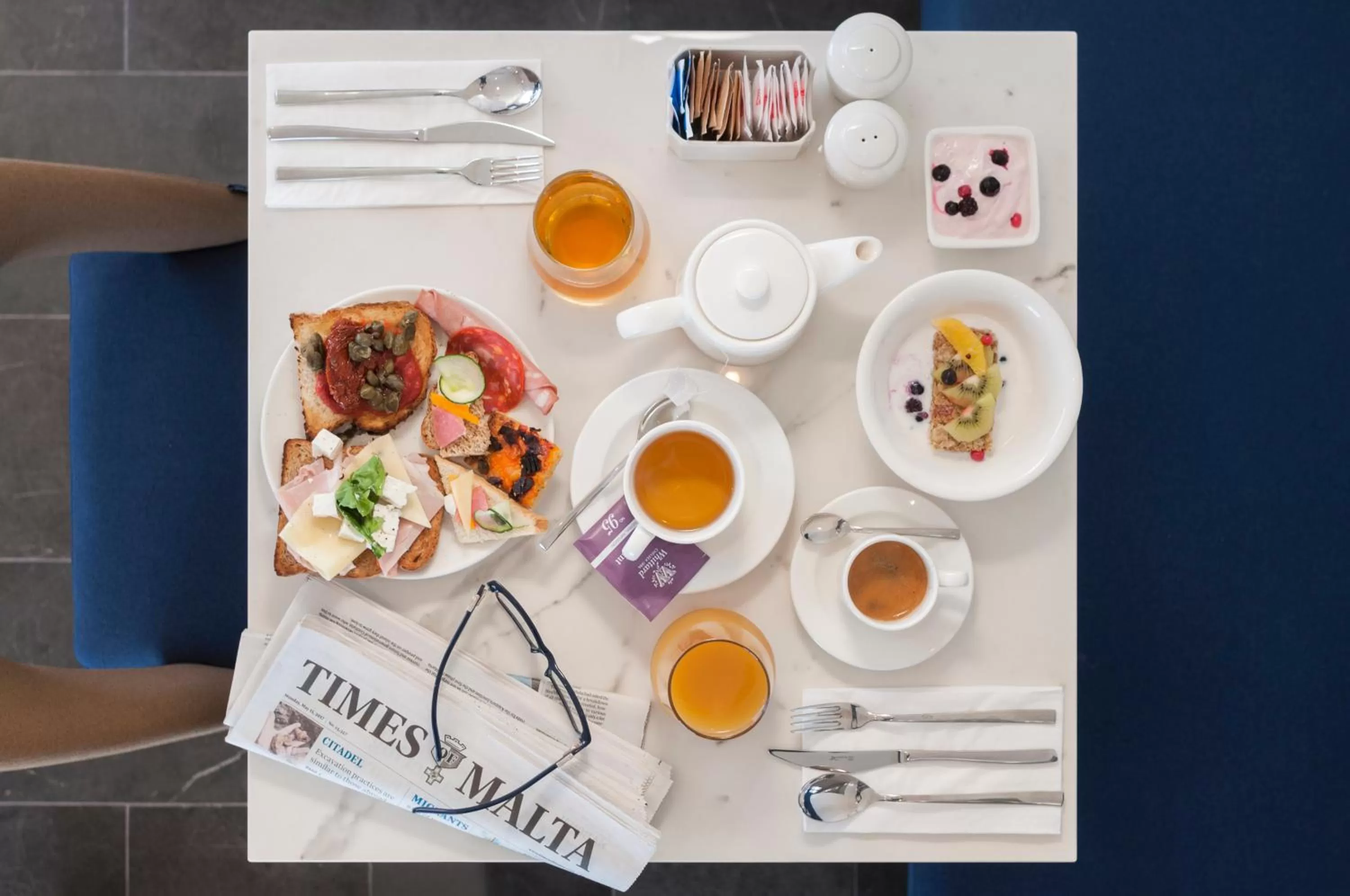 Restaurant/places to eat in The Duke Boutique Hotel