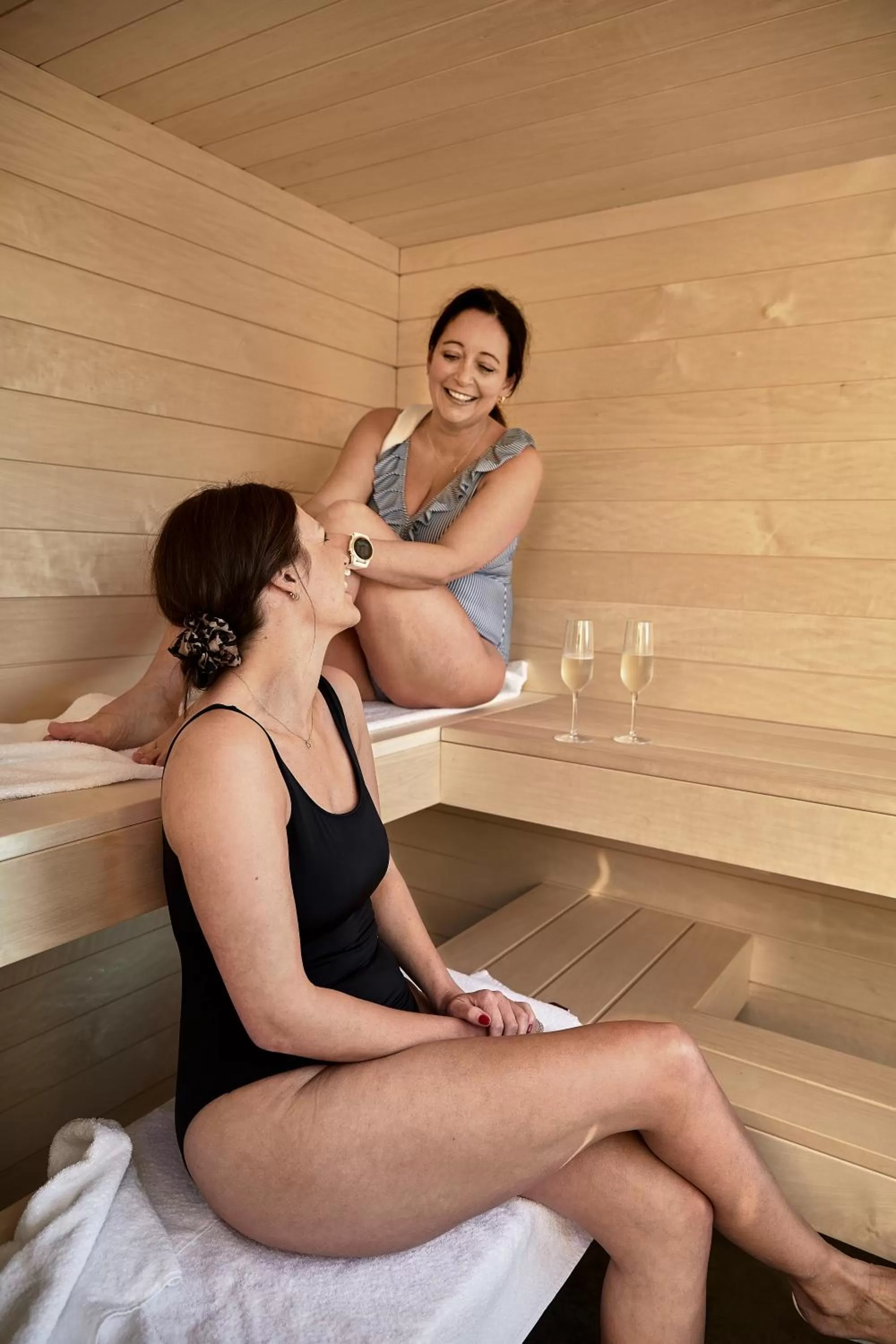 Sauna in Hotel Kirstine