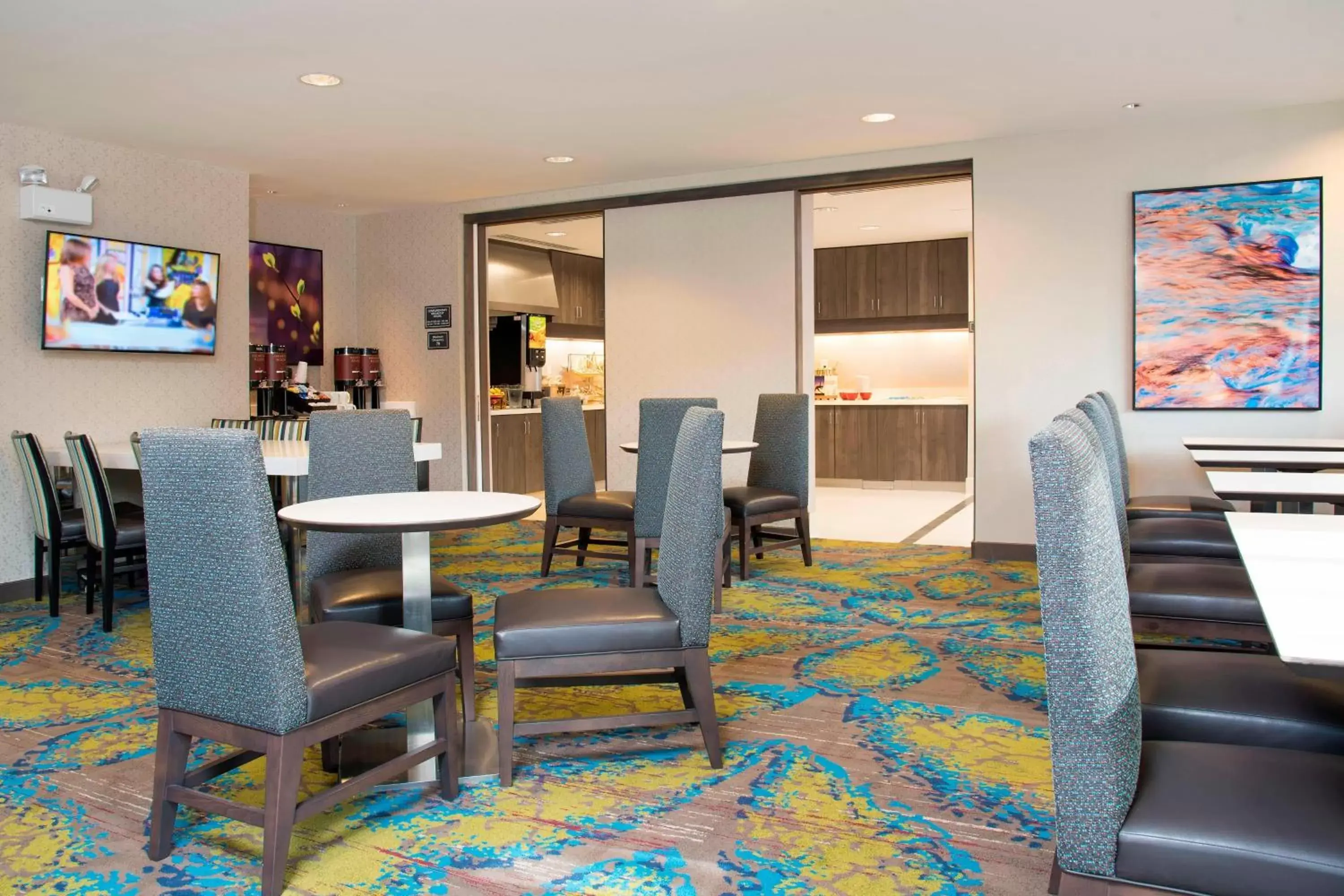 Breakfast, Seating Area in Residence Inn by Marriott Houston Springwoods Village