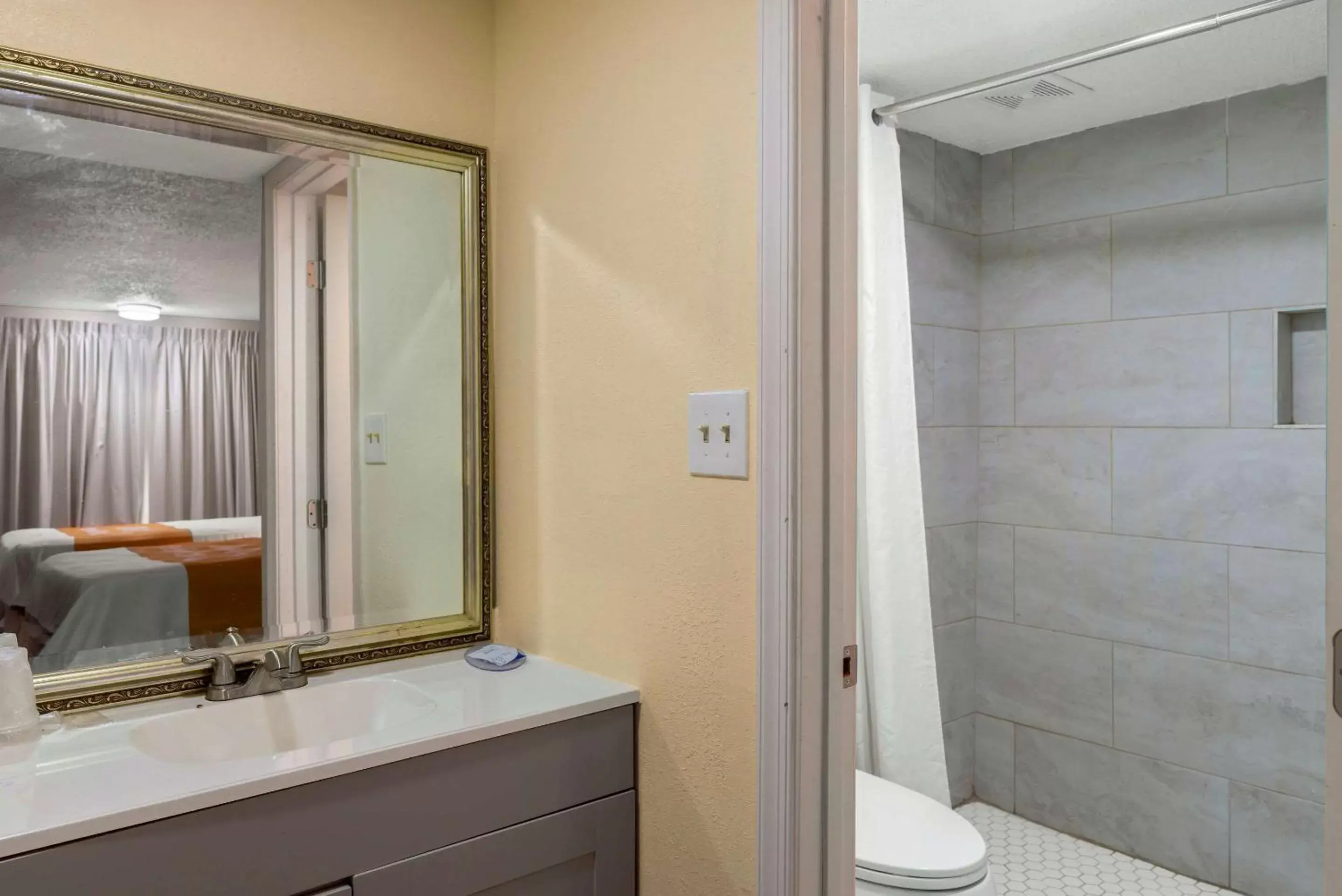 Bedroom, Bathroom in Rodeway Inn Colonial Heights I-95