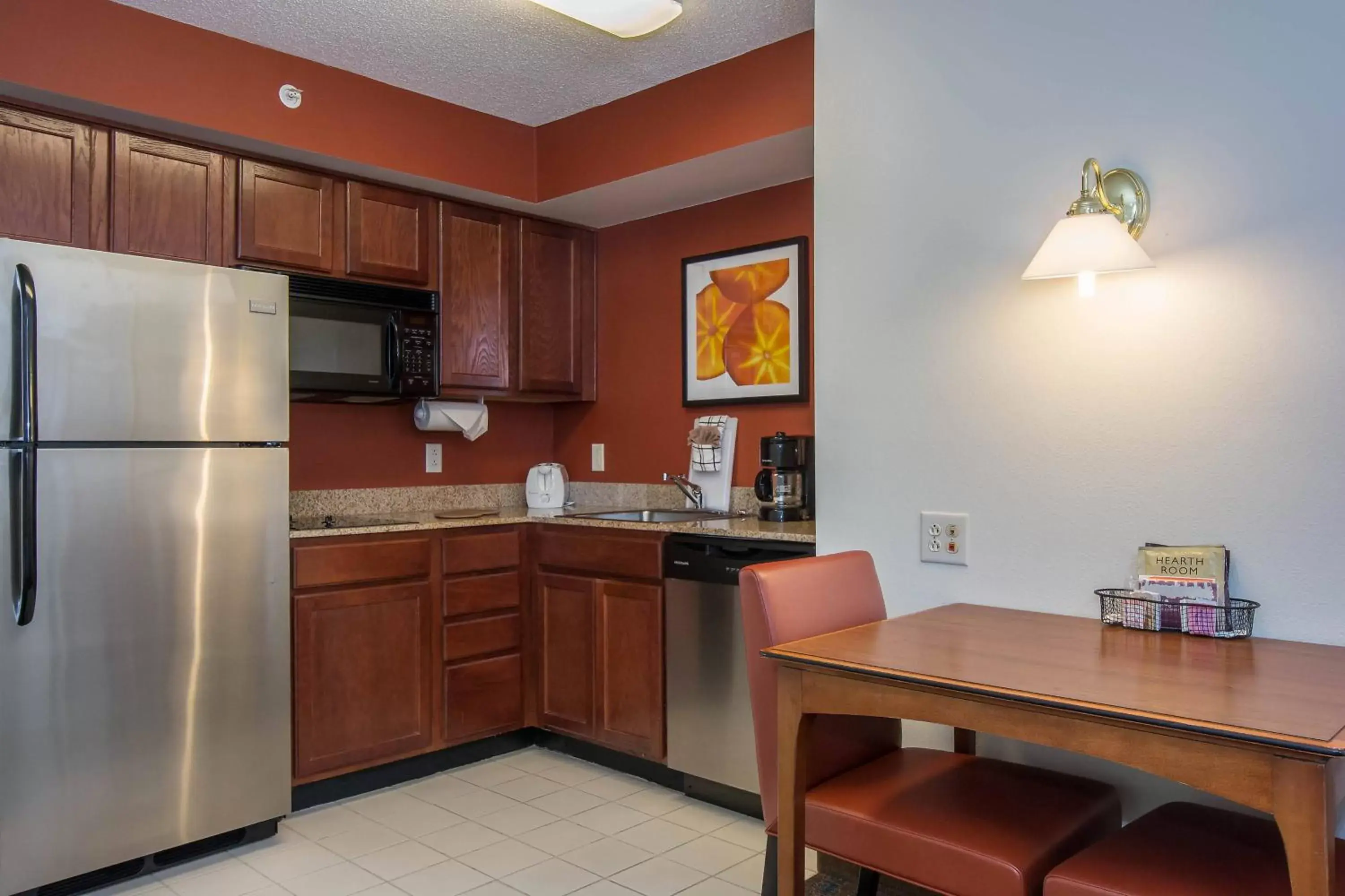 Bedroom, Kitchen/Kitchenette in Residence Inn by Marriott Charlotte Piper Glen