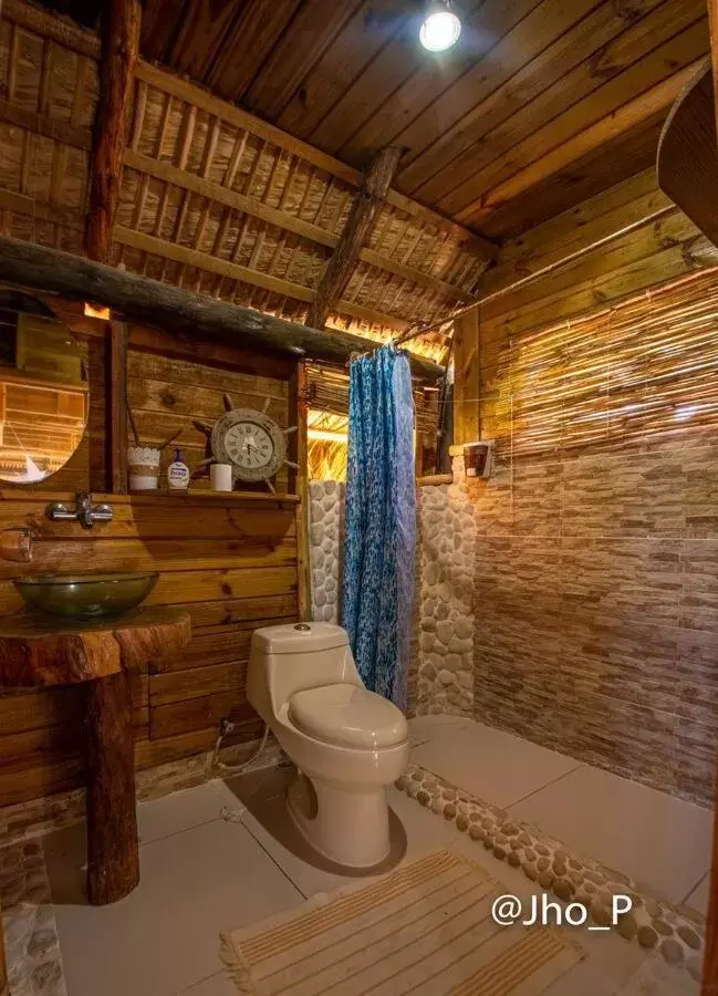 Bathroom in Cabarete Maravilla Eco Lodge Boutique Beach Surf & Kite