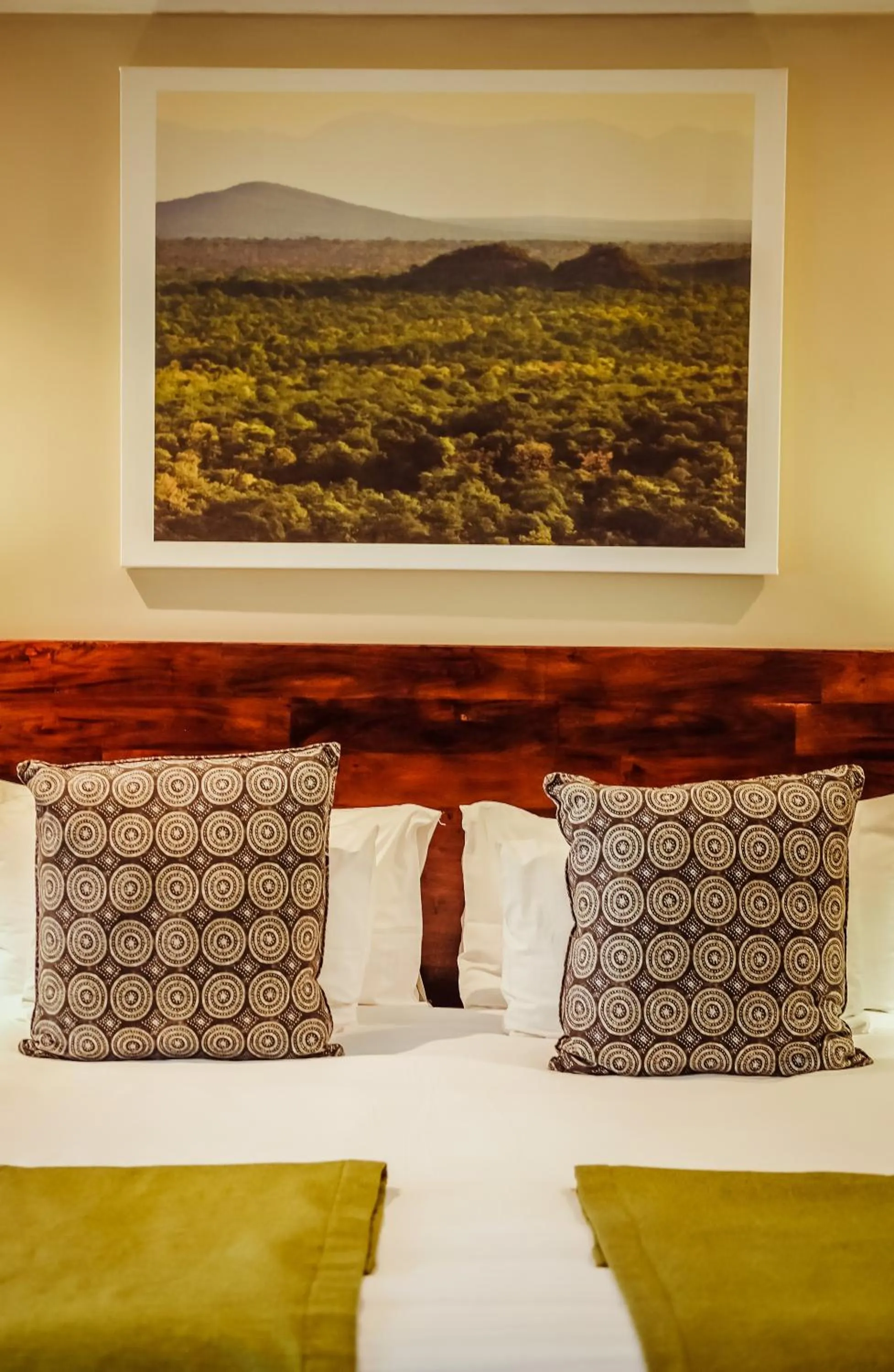 Decorative detail, Bed in Bushveld Terrace Safari Hotel, Lodge & Spa