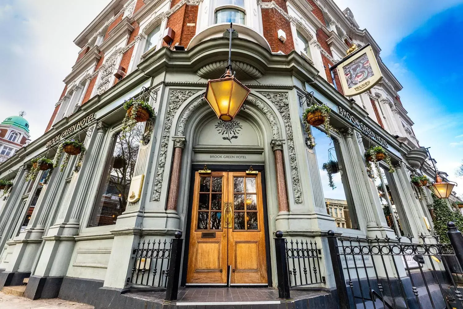 Facade/entrance in The Brook Green Hotel