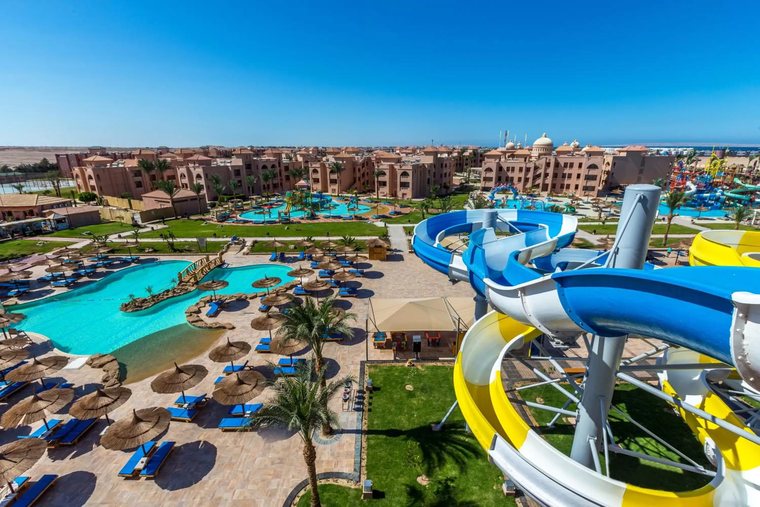 Aqua park, Pool View in Pickalbatros Aqua Park Resort - Hurghada