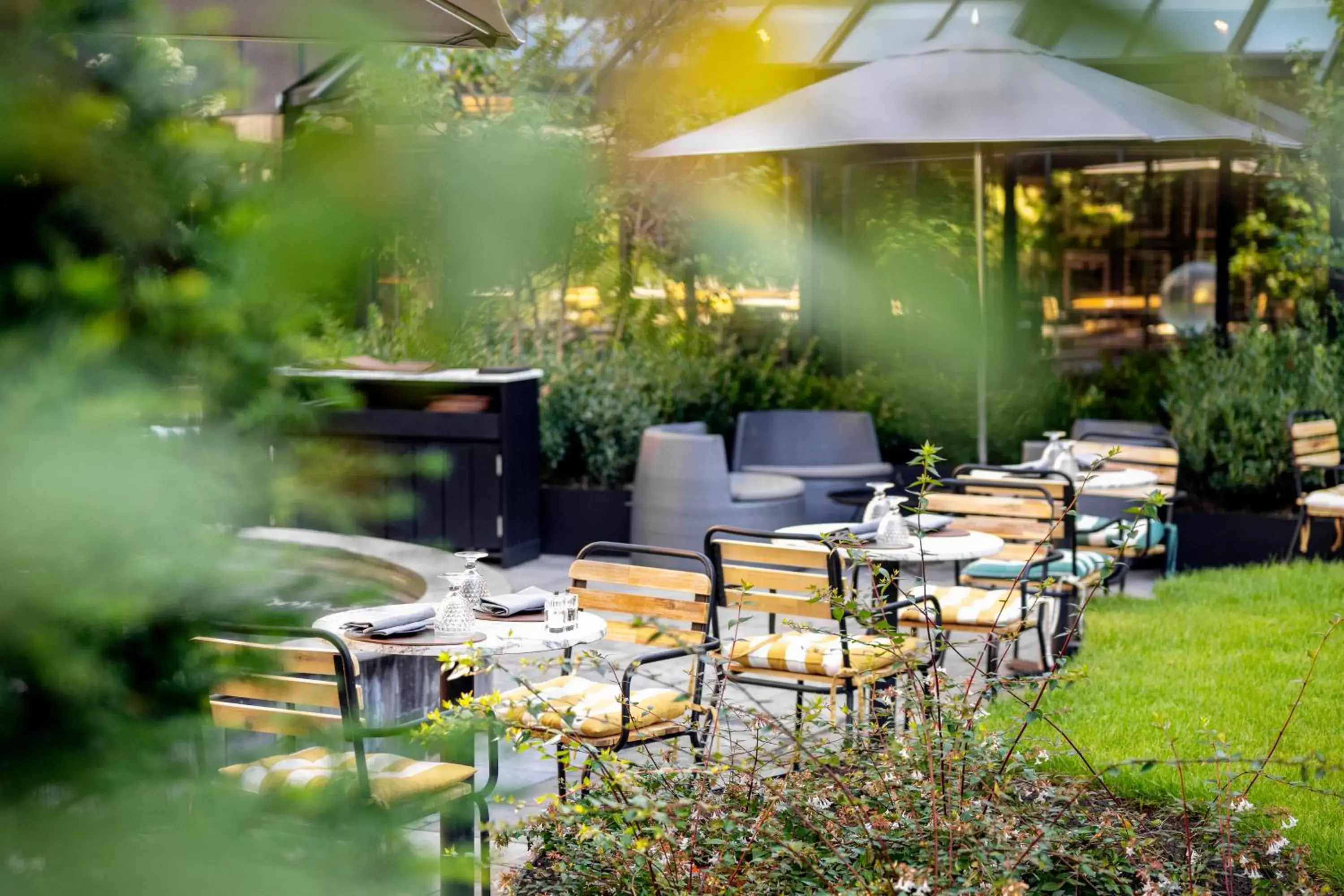 Garden in Le Louise Hotel Brussels - MGallery