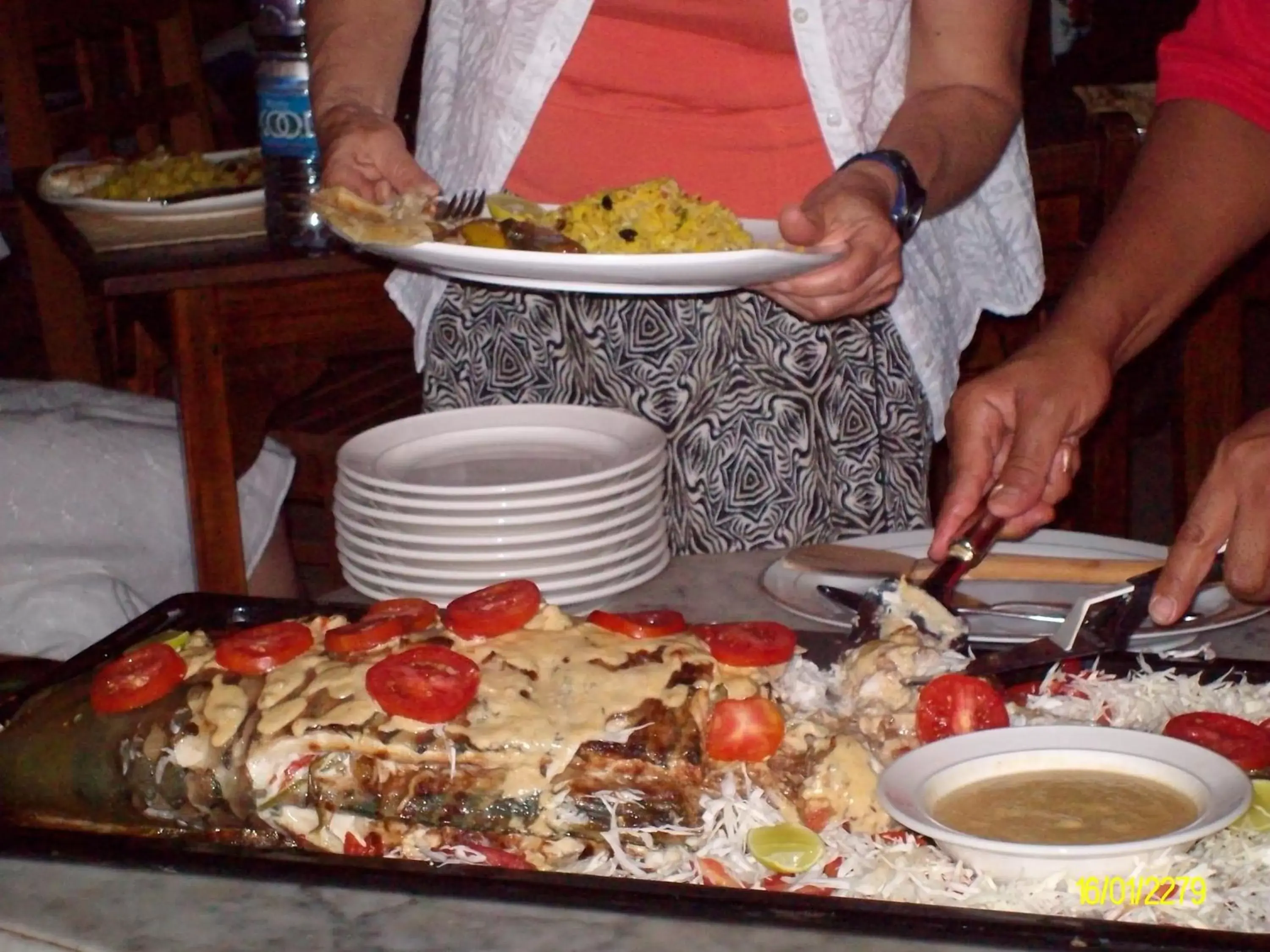 Breakfast in Langi Langi Beach Bungalows