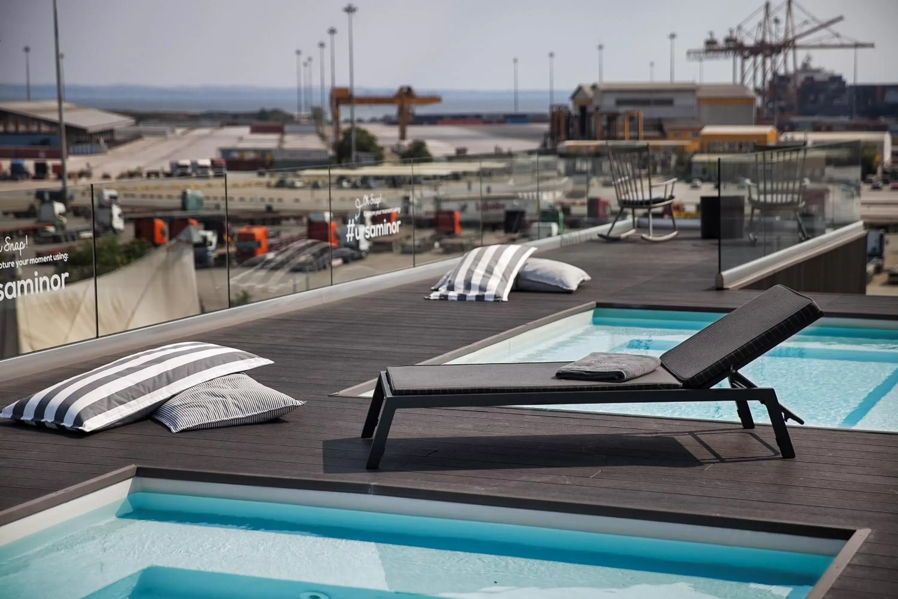 Balcony/Terrace, Swimming Pool in Porto Palace Hotel Thessaloniki