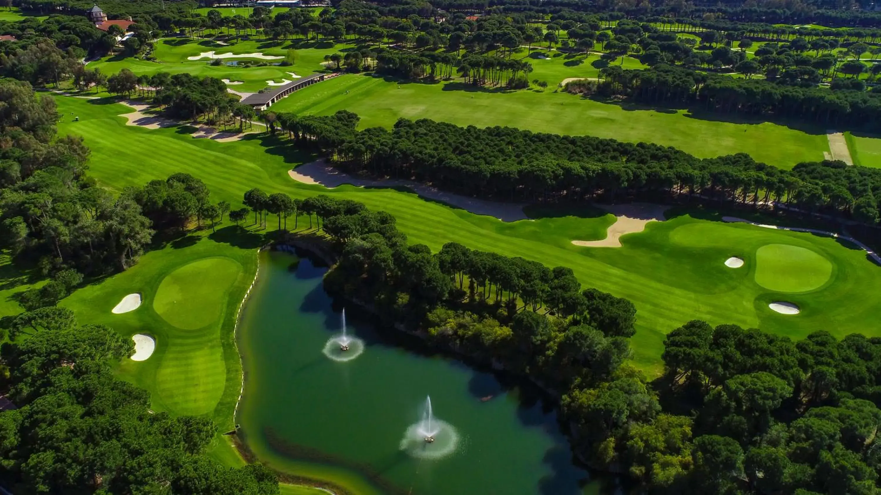 Golfcourse, Bird's-eye View in Maxx Royal Belek Golf Resort 