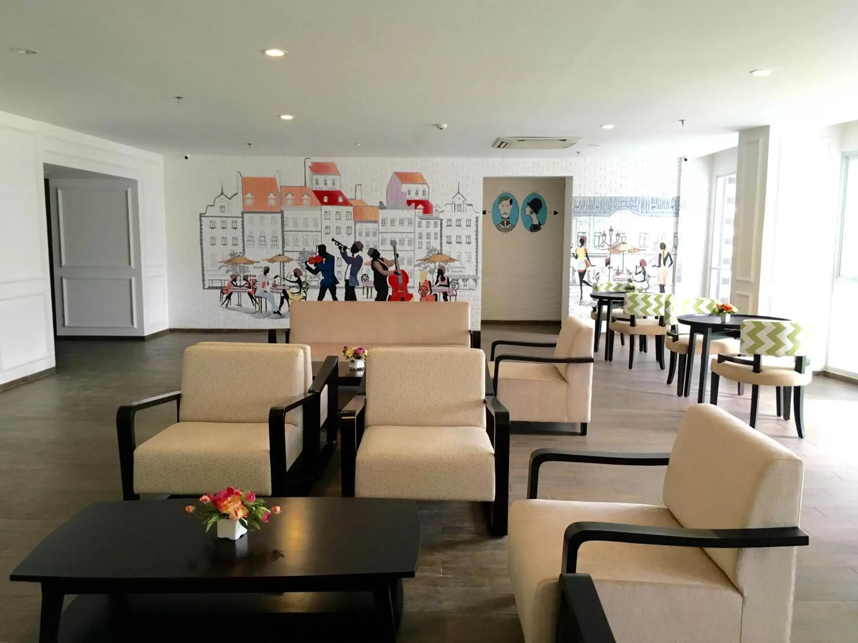 Lounge or bar, Lobby/Reception in Ayaka Suites