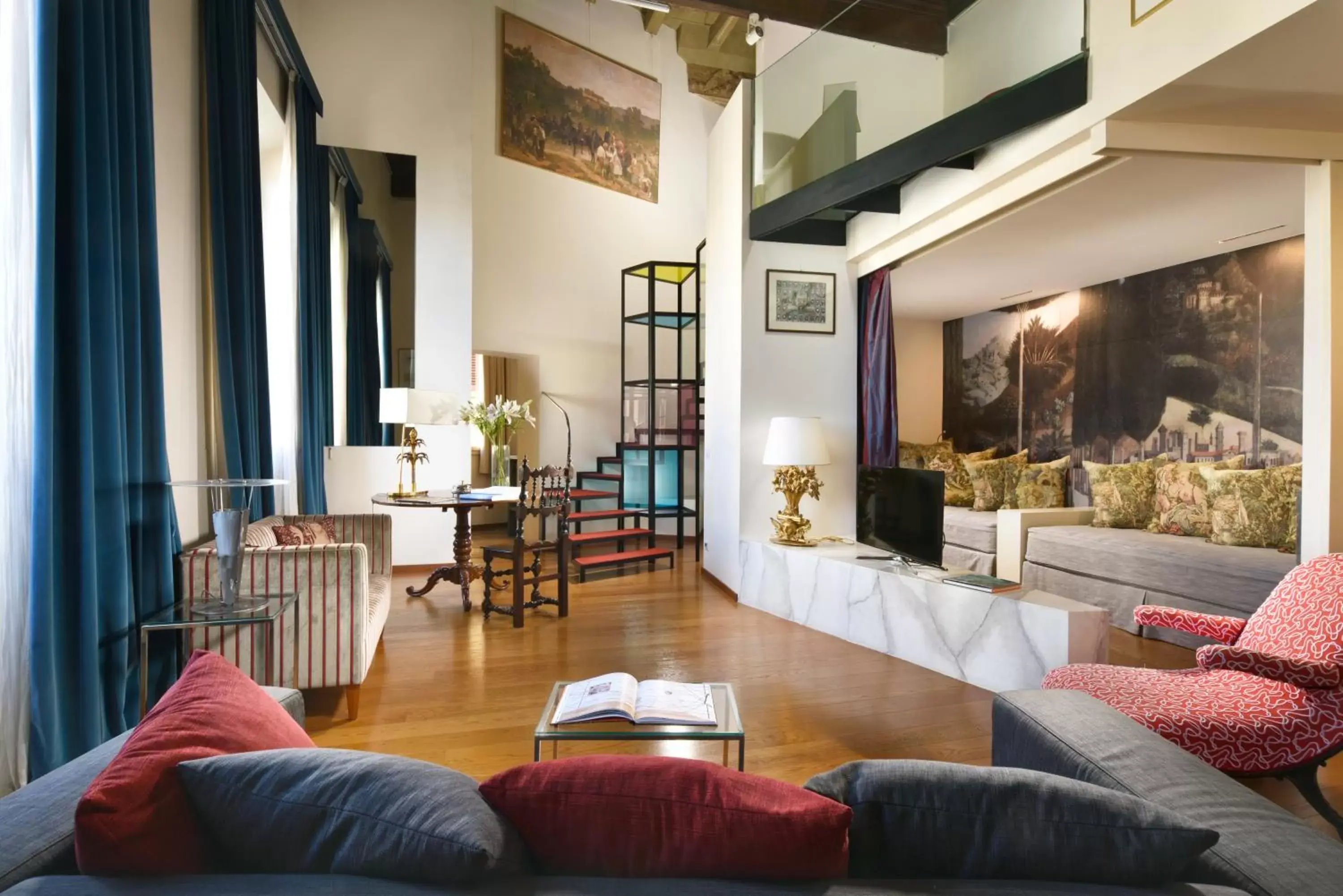 Living room, Seating Area in Leone Blu Suites | UNA Esperienze