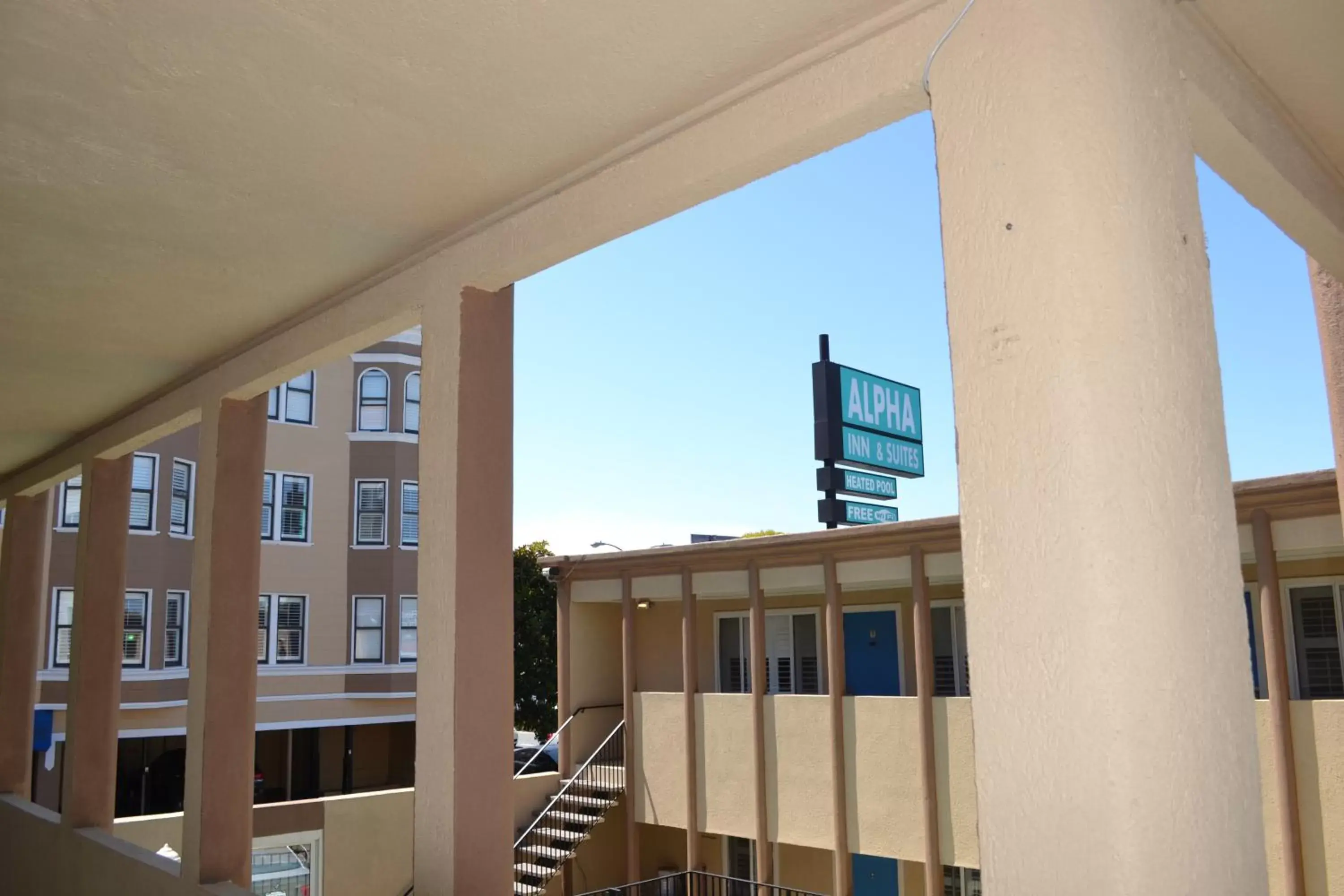 Property building, Balcony/Terrace in Alpha Inn and Suites