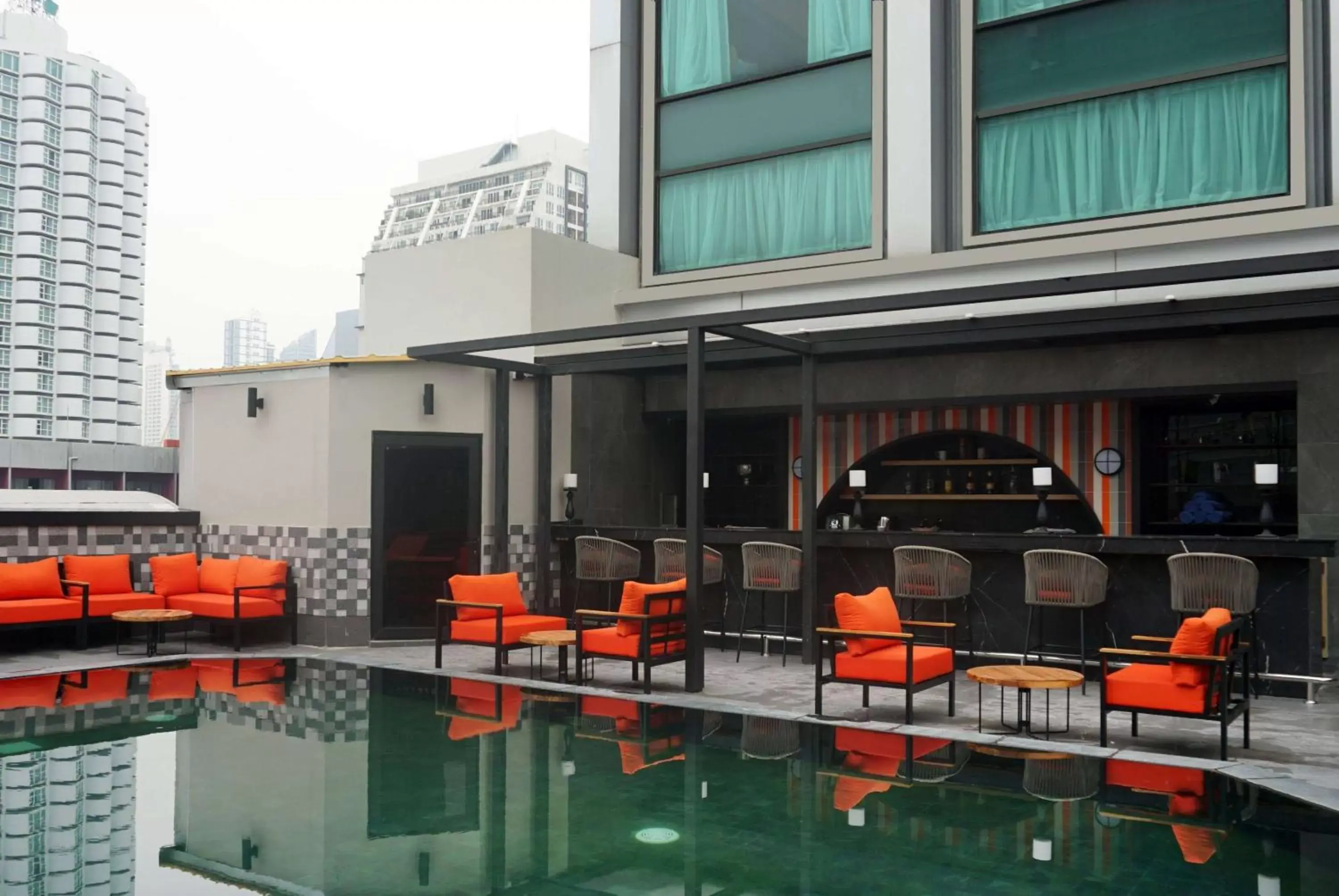 Pool view, Swimming Pool in Ramada by Wyndham Bangkok Sukhumvit 11