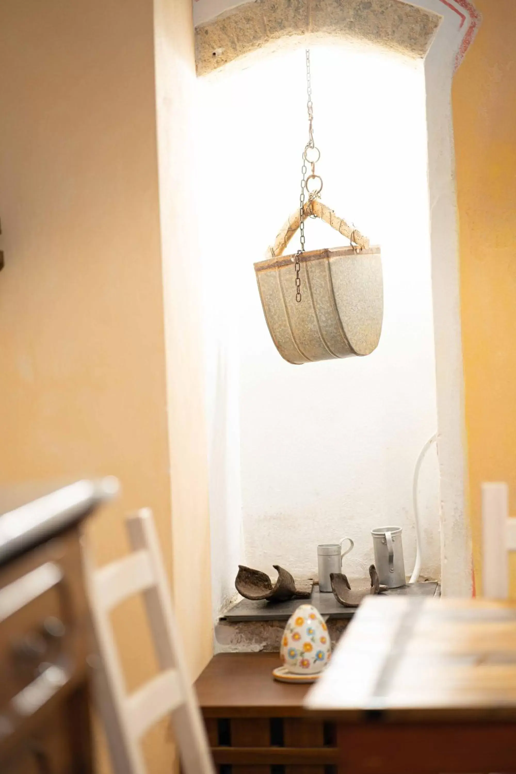 Decorative detail, Kitchen/Kitchenette in B&B Palazzo la Traja