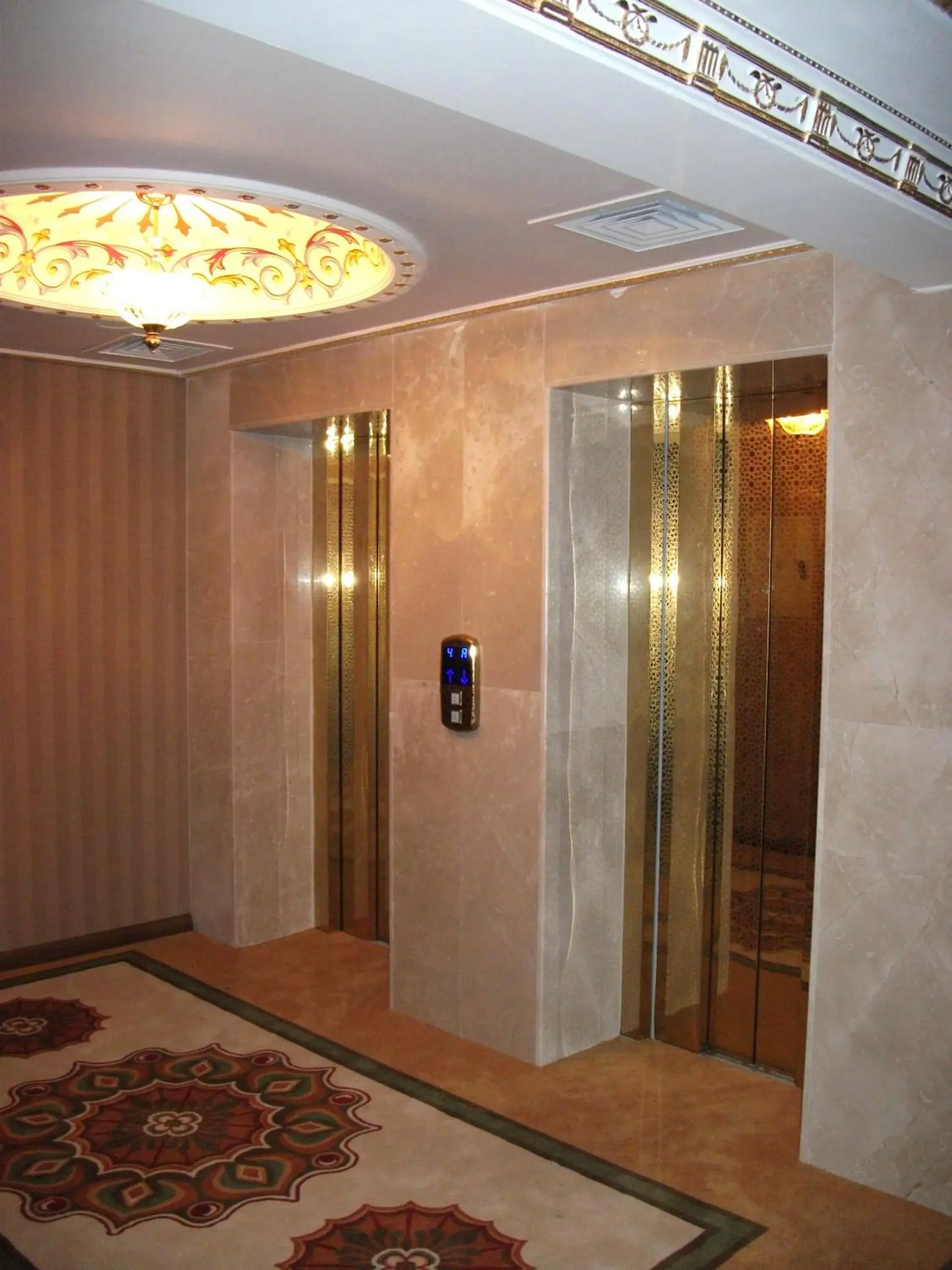 Decorative detail, Bathroom in Marmaray Hotel