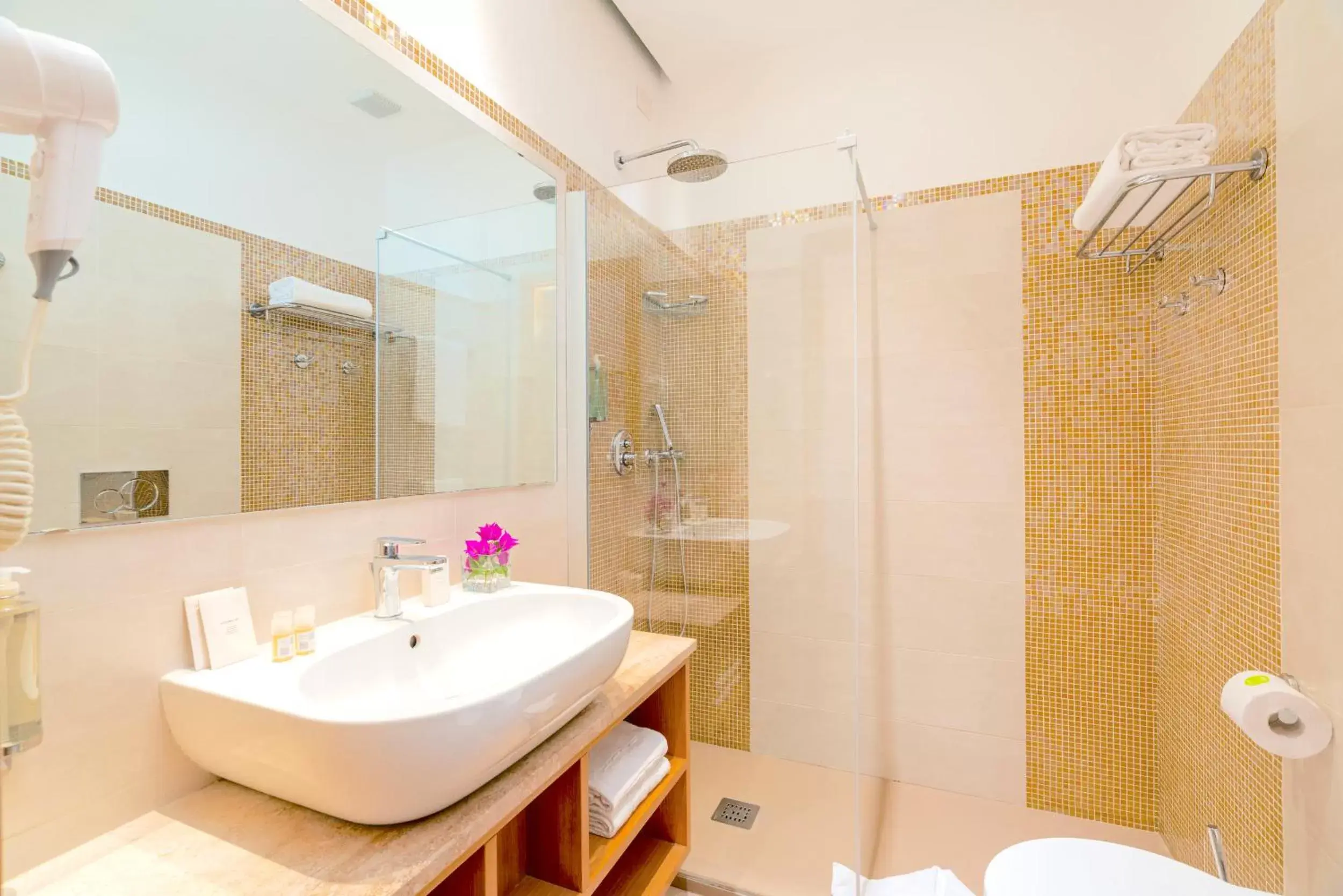Shower, Bathroom in Hotel Dei Pini