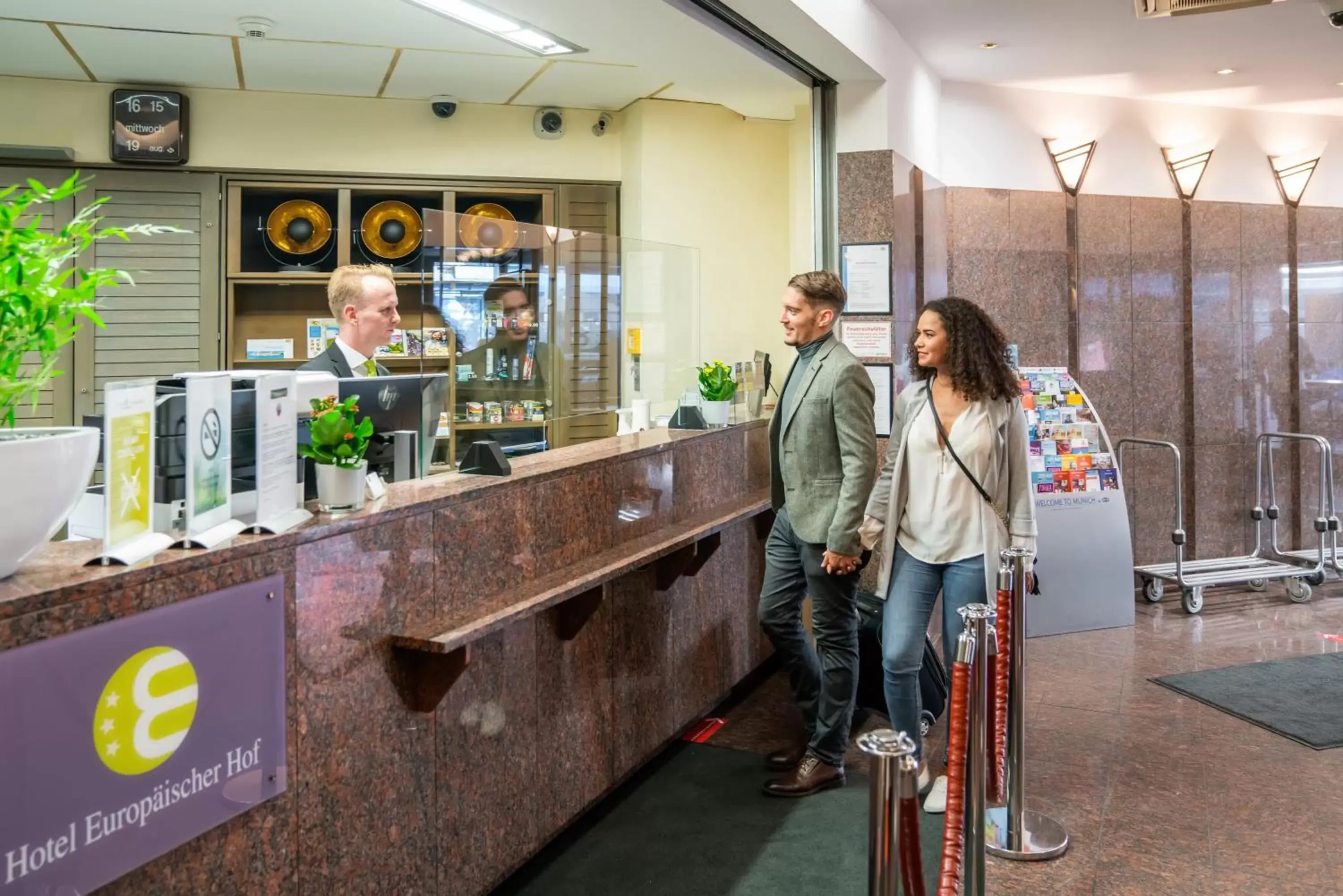 Lobby or reception in Europäischer Hof