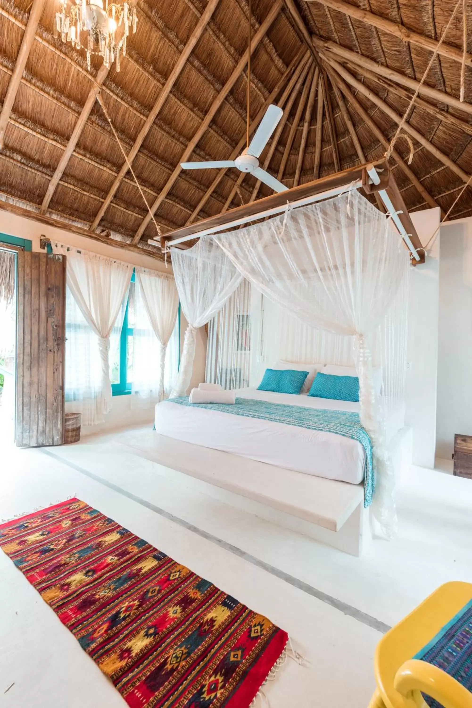 Photo of the whole room, Bed in Cormoran Boutique Hotel & Private Cenote Tulum