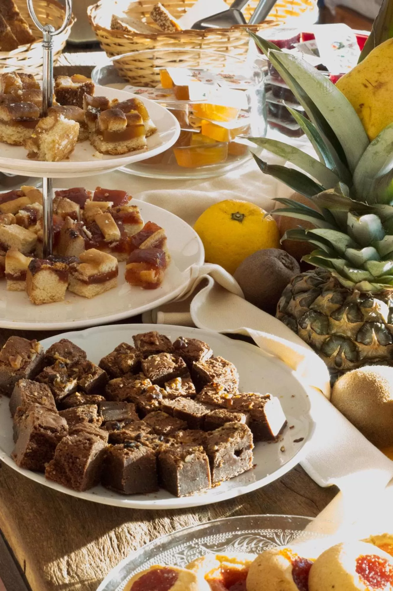 Buffet breakfast in Hosteria La Estepa