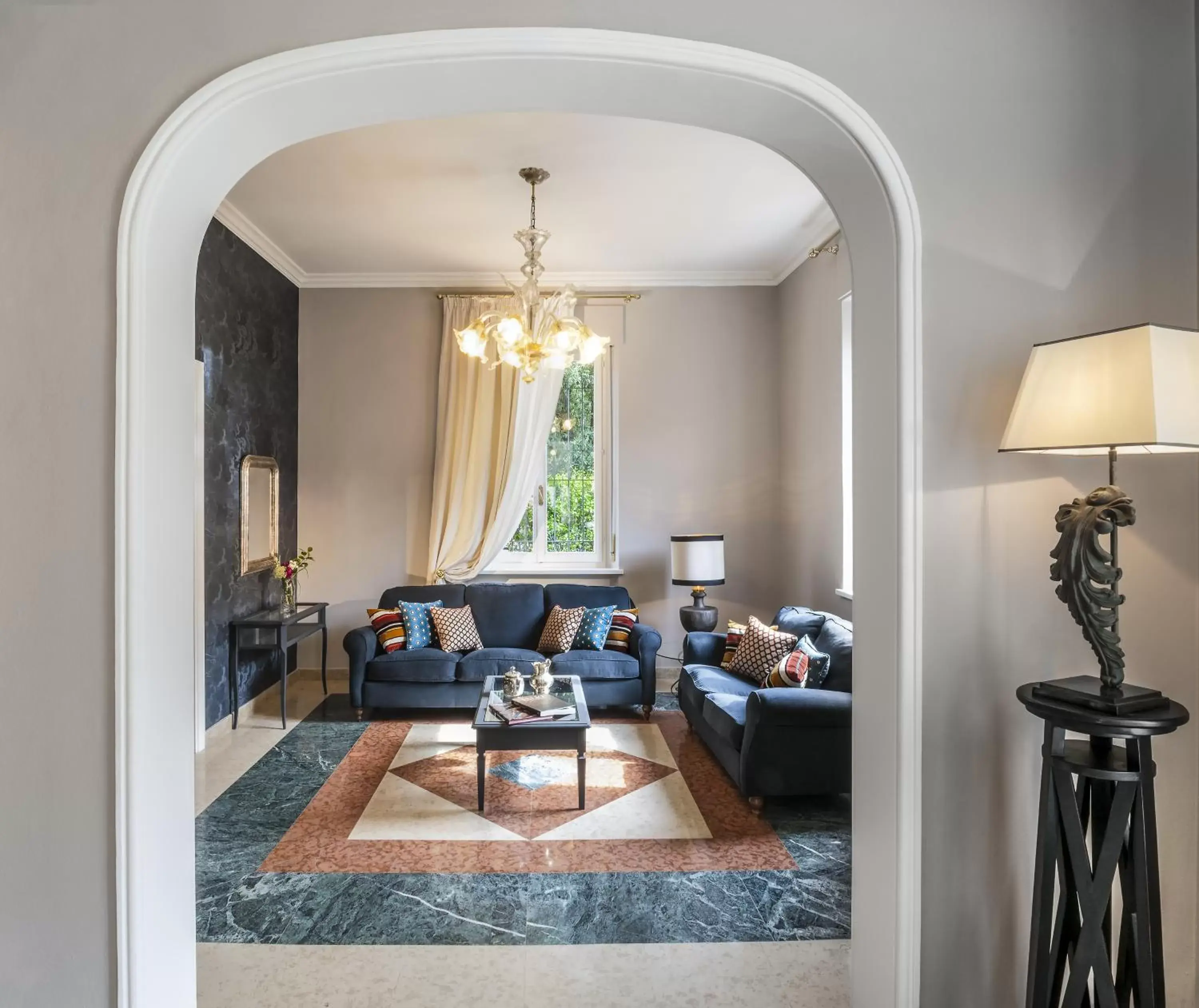 Living room, Seating Area in La Villa