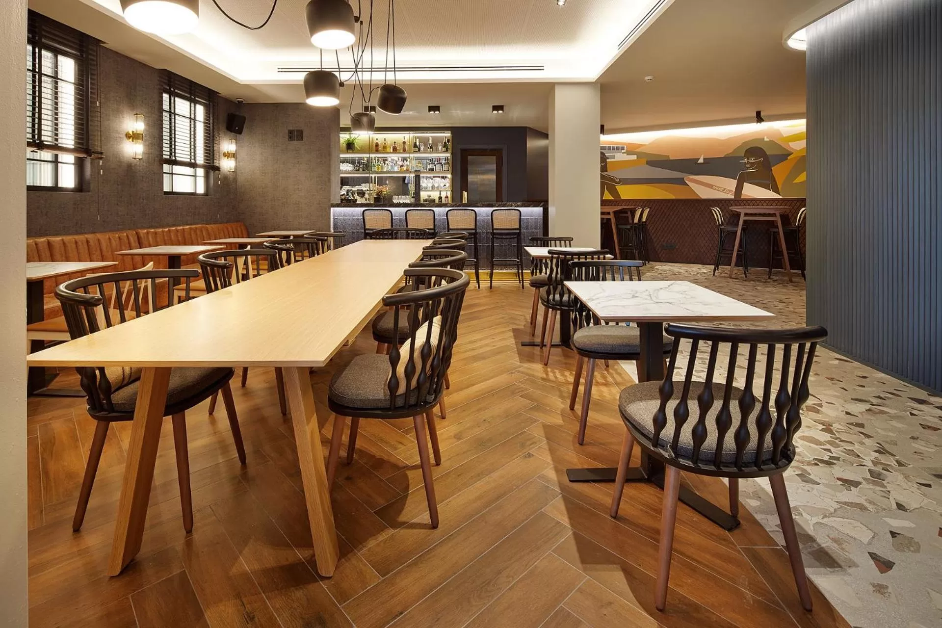 Restaurant/places to eat in Hotel SANSEbay