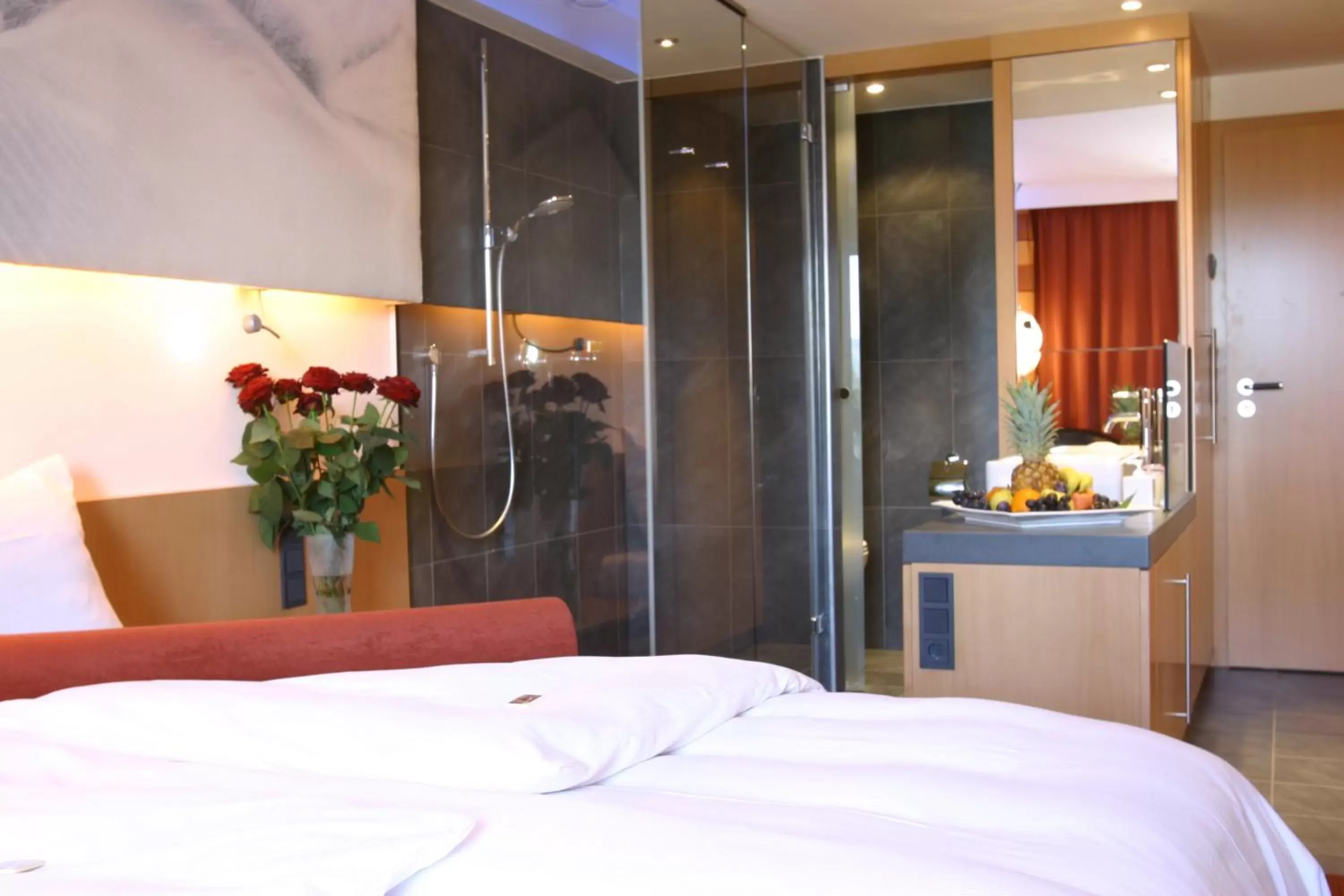 Bedroom, Bed in Hotel Wutzschleife