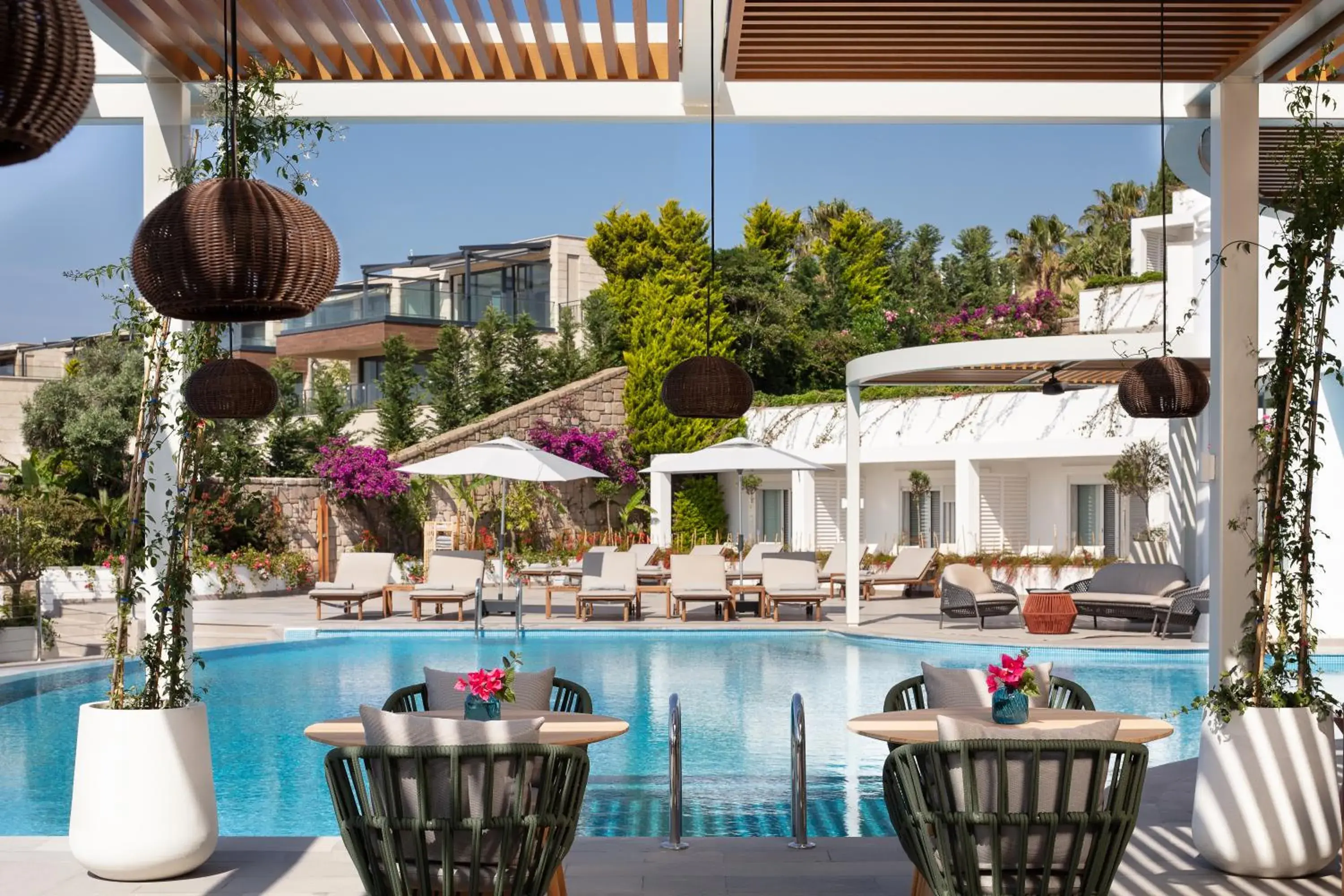 Restaurant/places to eat, Swimming Pool in Doria Hotel Bodrum