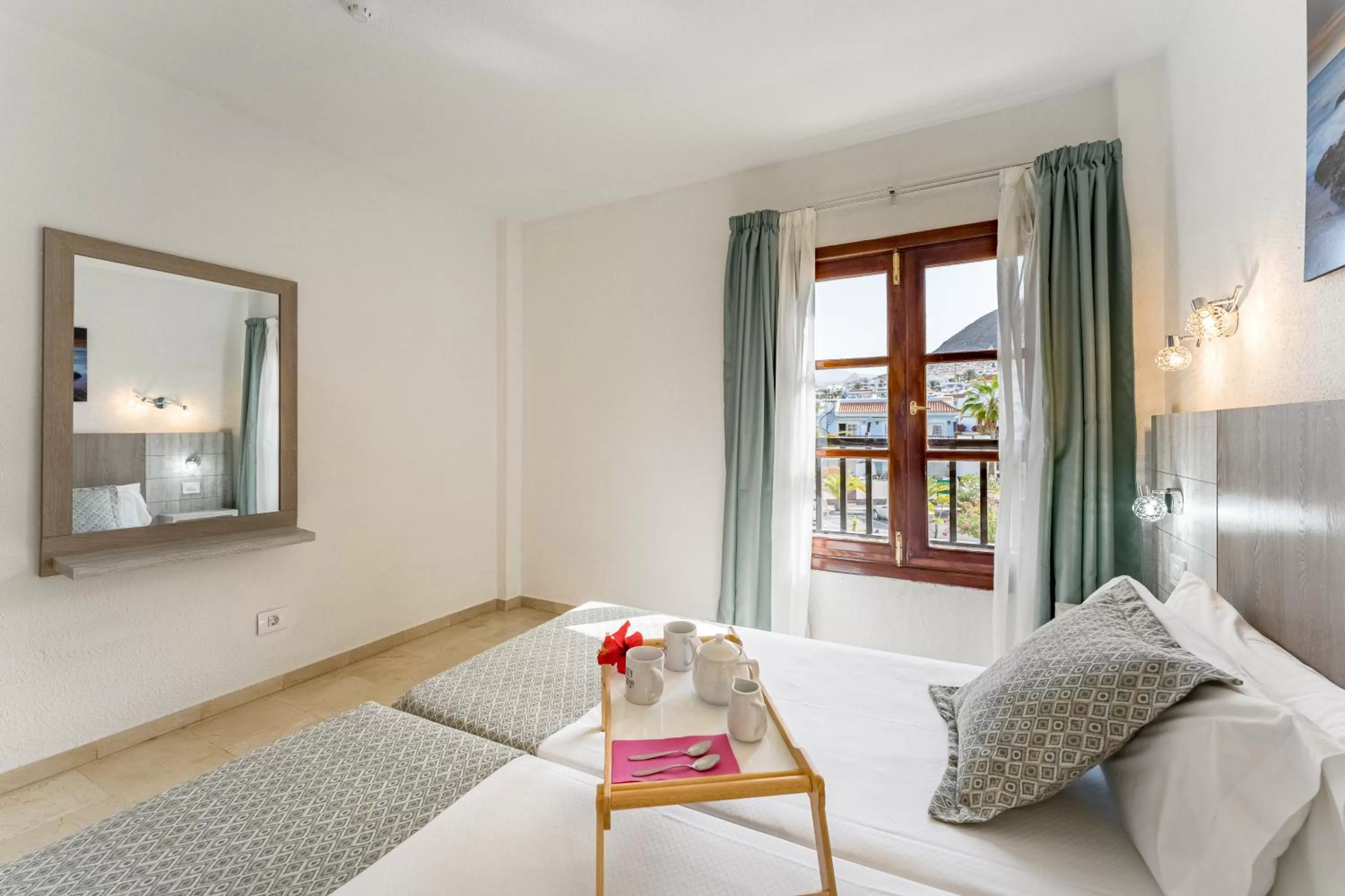 Bed in Klayman Olivina Aparthotel