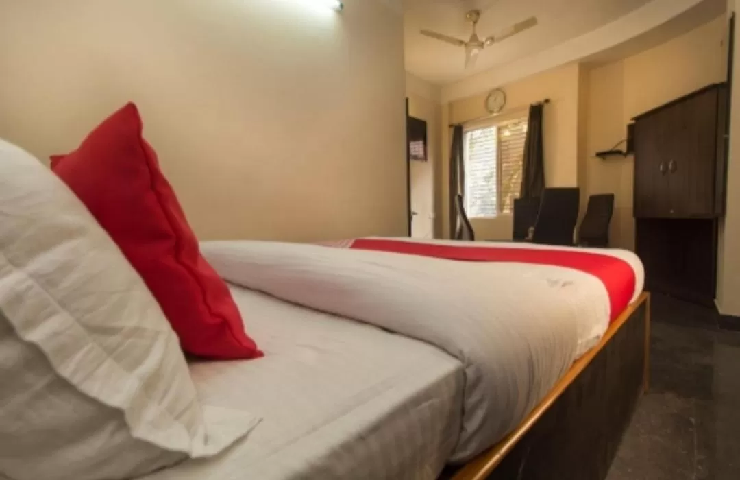 Bed in Skyline Lodge