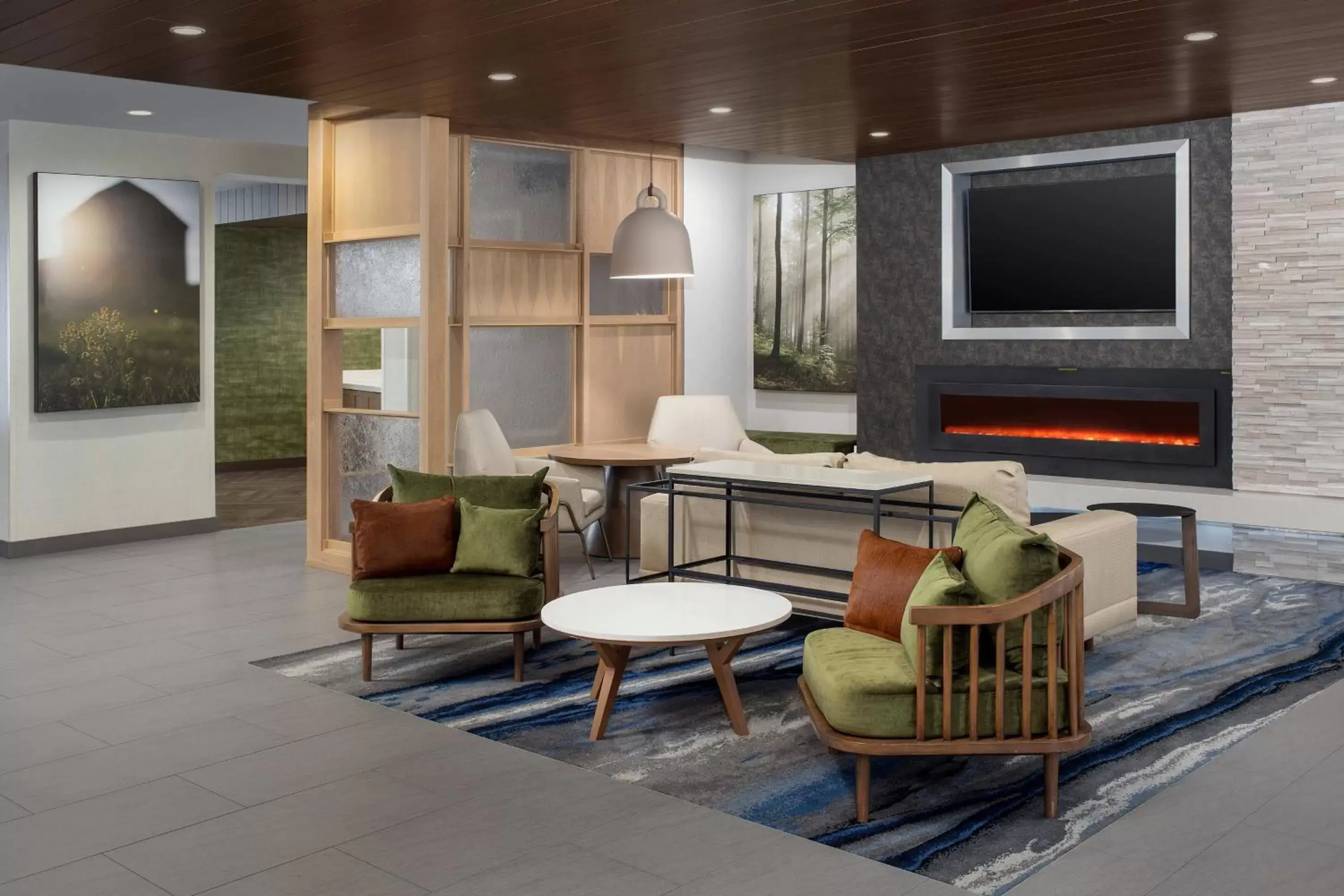 Lobby or reception, Seating Area in Fairfield Inn & Suites by Marriott Gainesville I-75