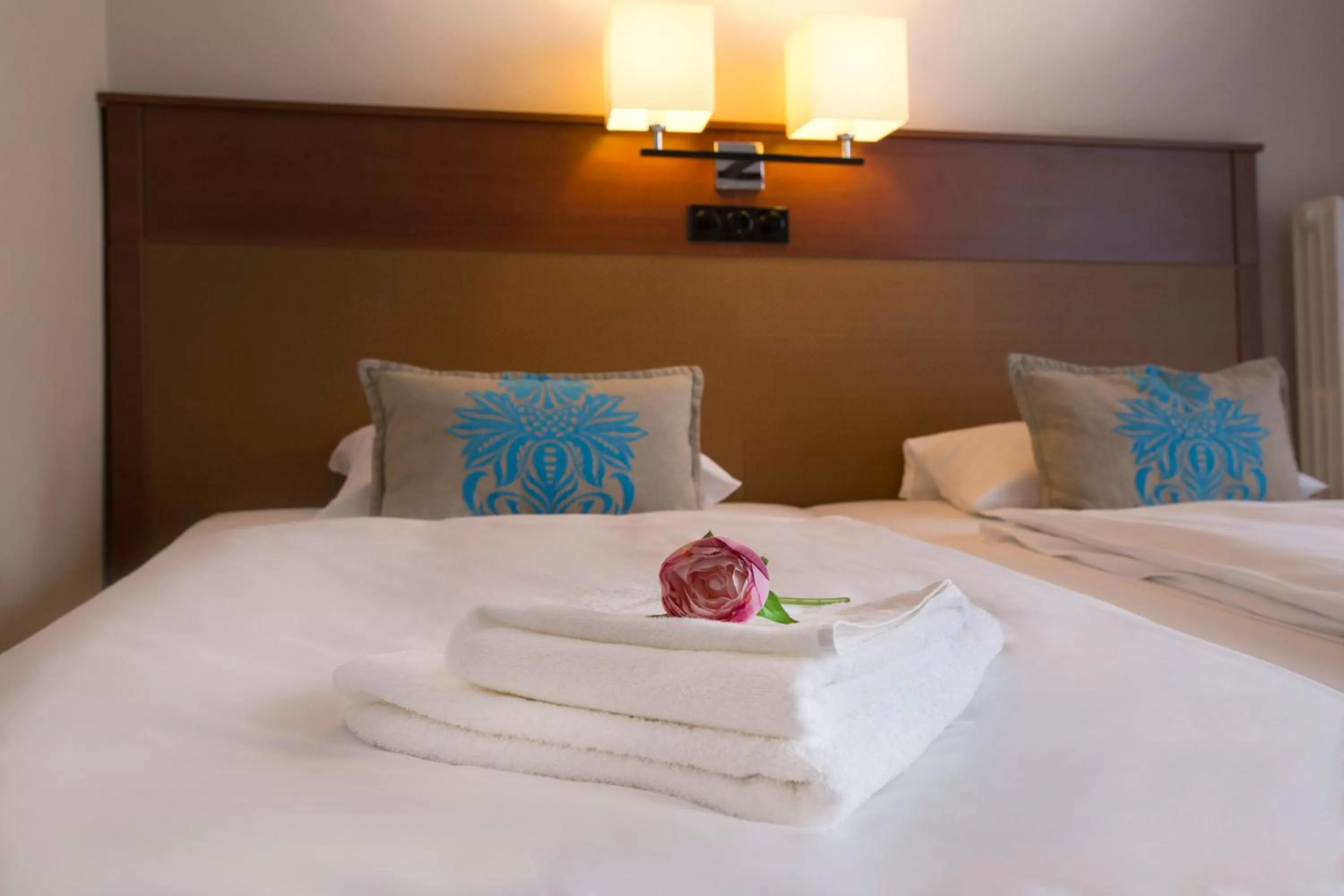 Bed in Hotel Marttel