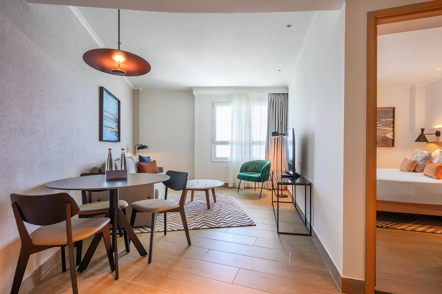 Living room in Sea Tower by Isrotel Design Living room in Sea Tower by Isrotel Design