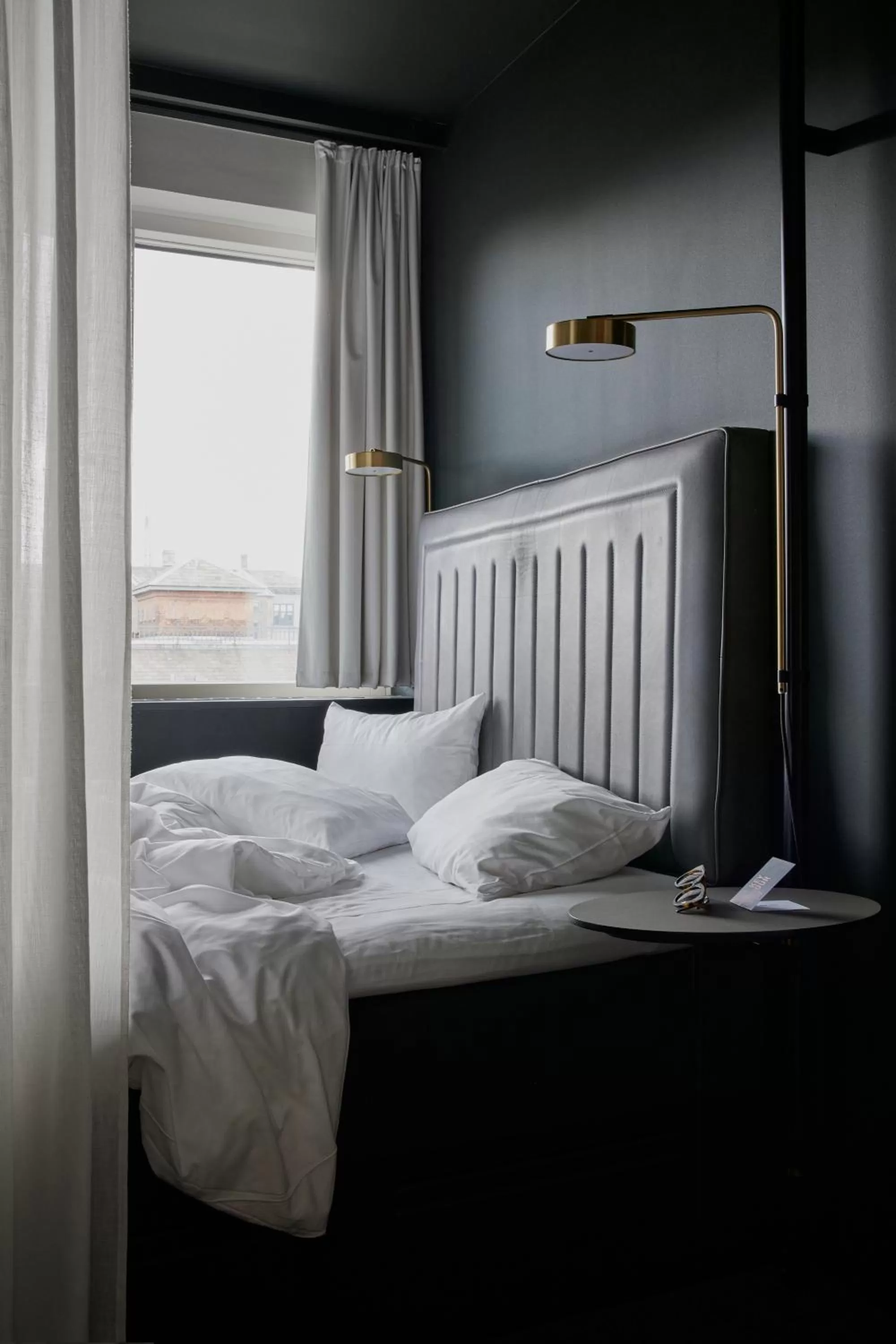 Bed in Hotel Danmark