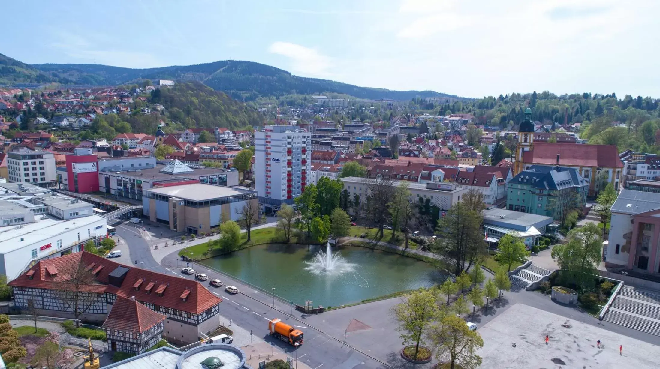 Bird's eye view, Bird's-eye View in ACHAT Hotel Suhl