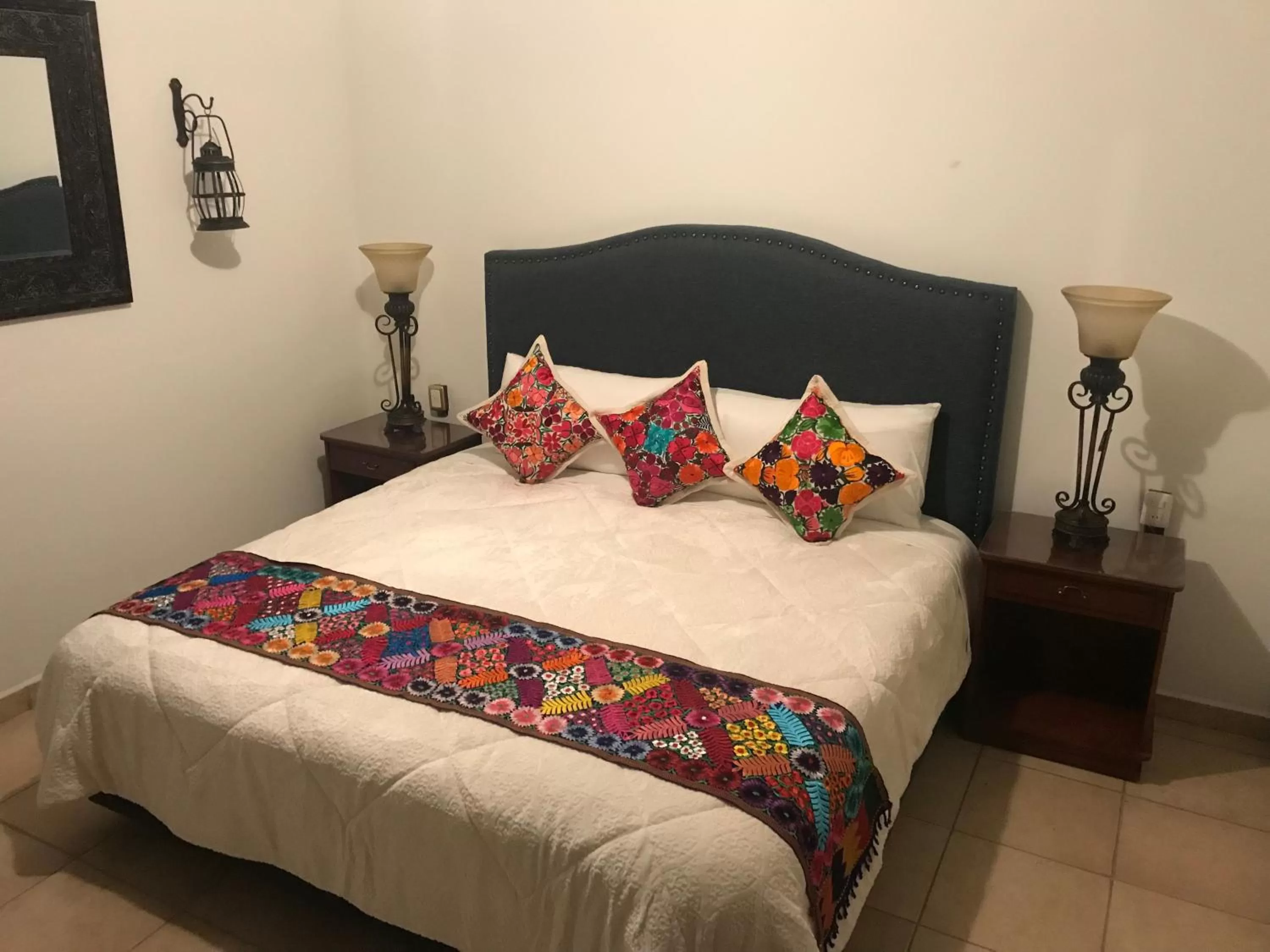 Bed in Del Centro Hotel Bernal