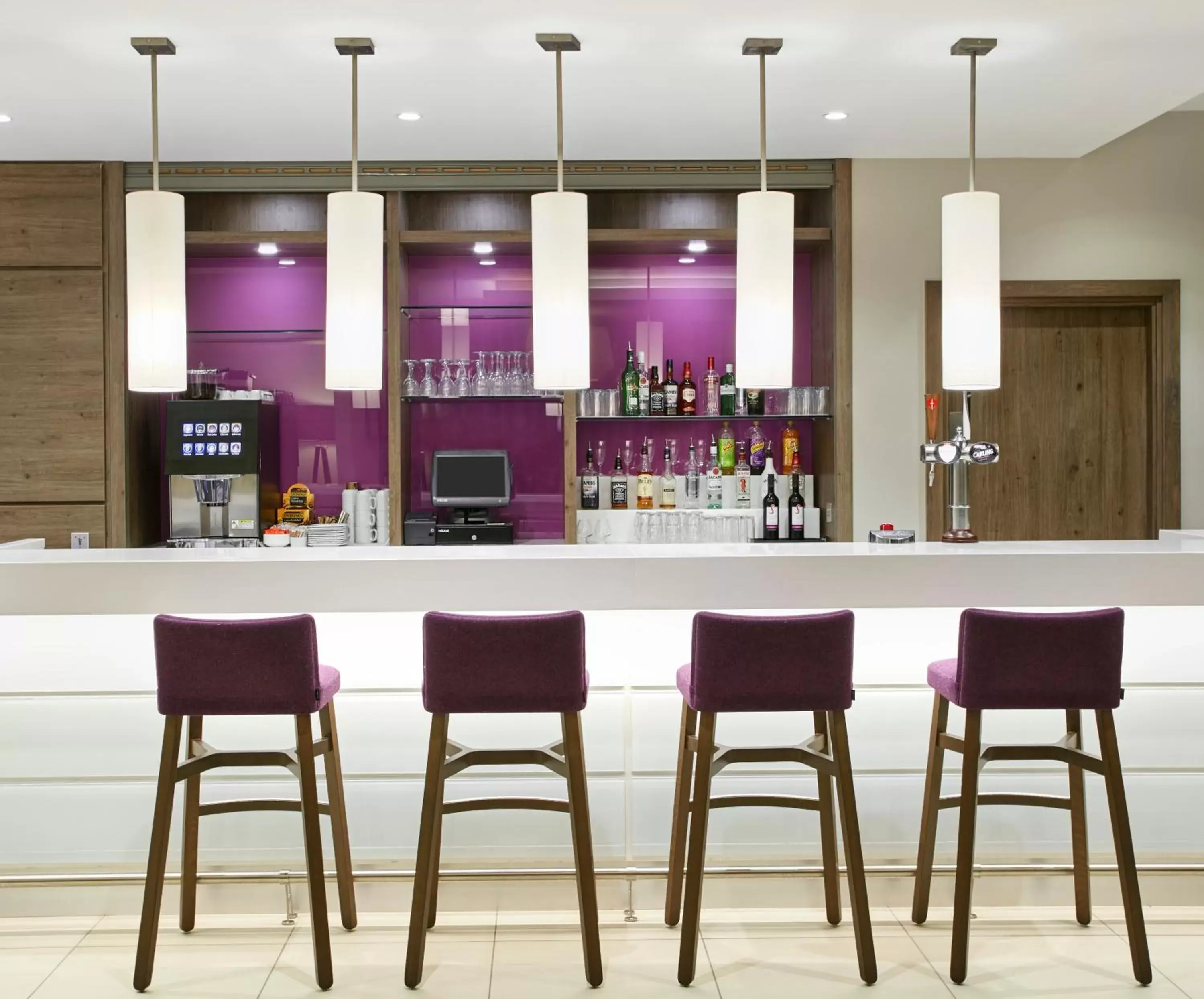 Lounge or bar in Hampton by Hilton Oxford Lounge or bar in Hampton by Hilton Oxford