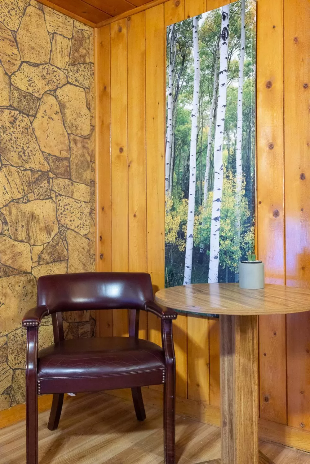 Seating Area in Lodge at Poncha Springs