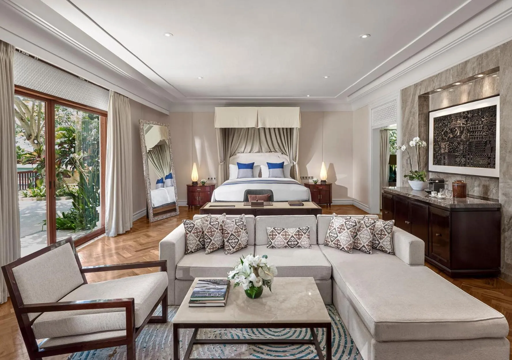 Bed in Suites & Villas at Sofitel Bali