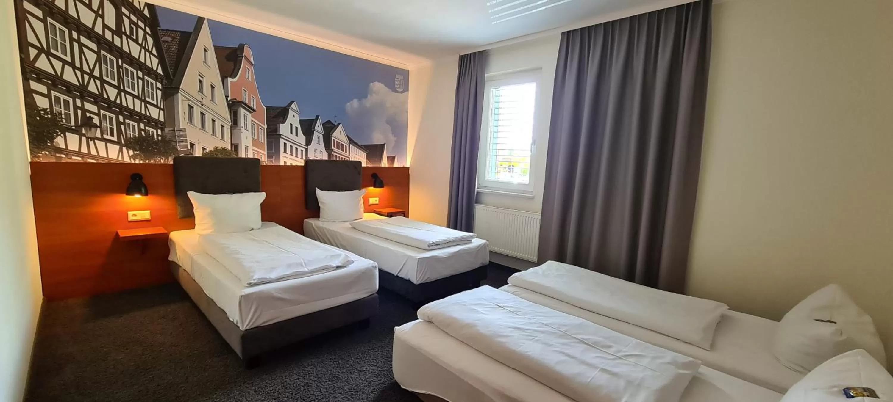 Bed in EuroHotel Günzburg