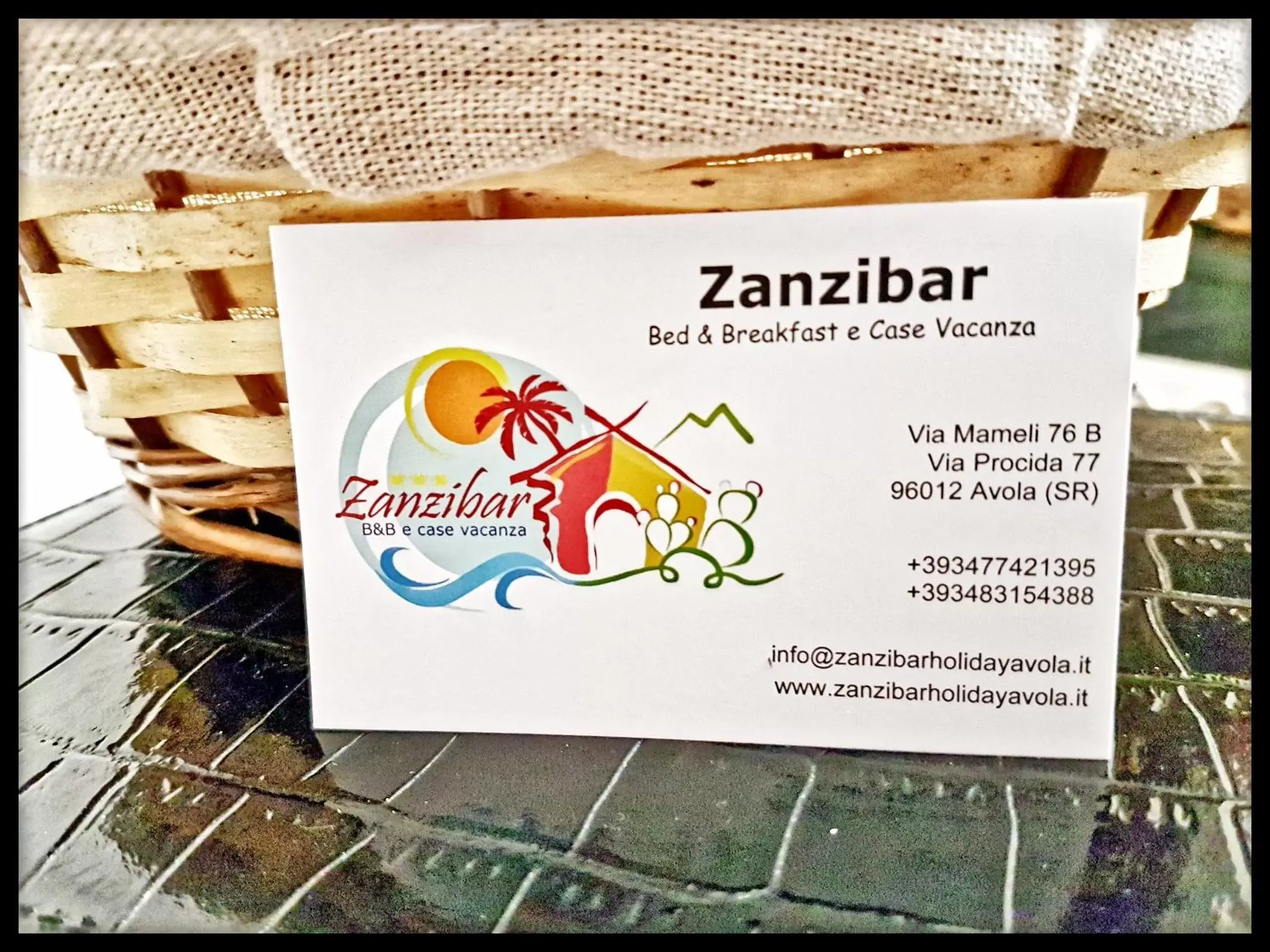 Property logo or sign in B&B Zanzibar - Ospitalità Siciliana