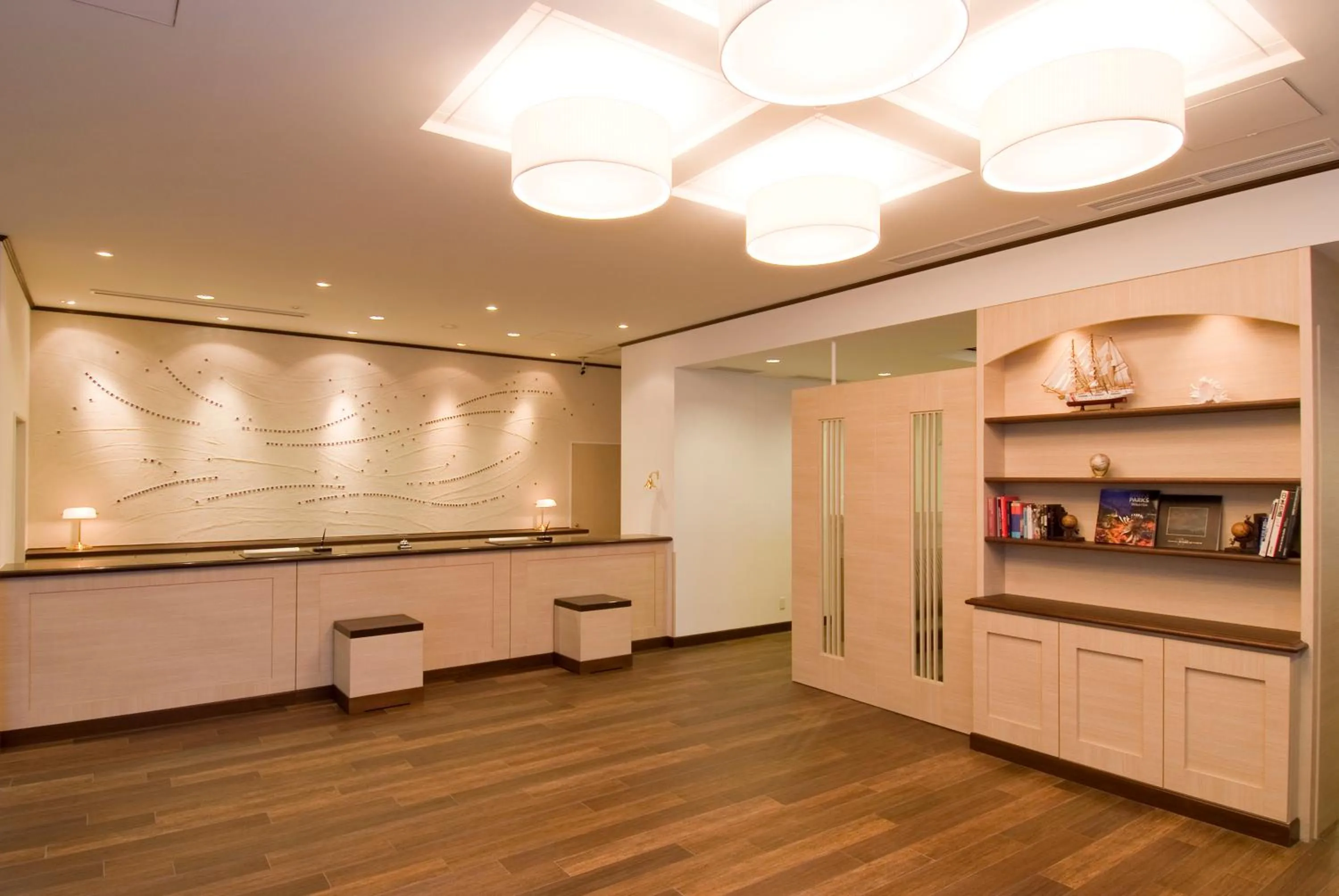 Lobby or reception in Dormy Inn Premium Shimonoseki